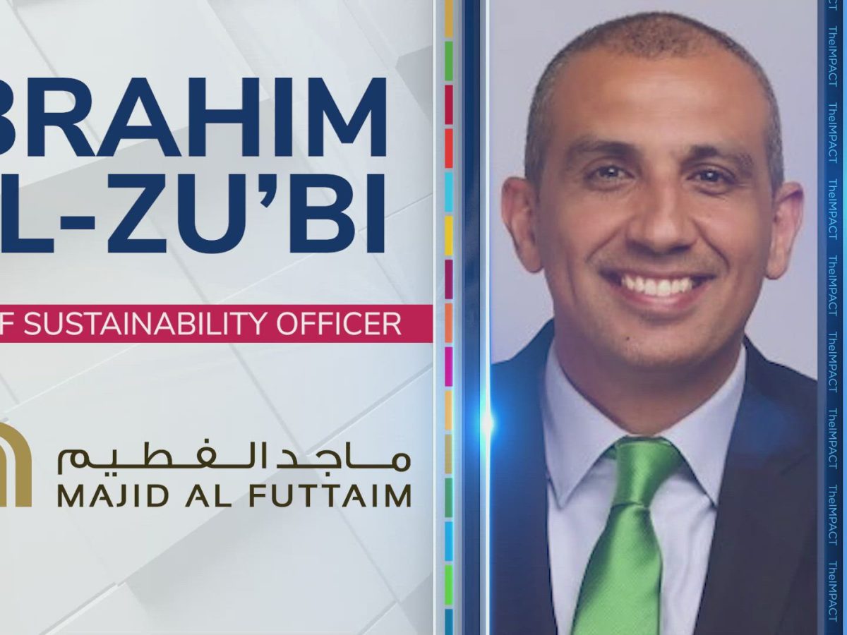 Ibrahim Al-Zu’bi, Chief Sustainability Officer at Majid Al Futtaim Holding, image size:1200x900