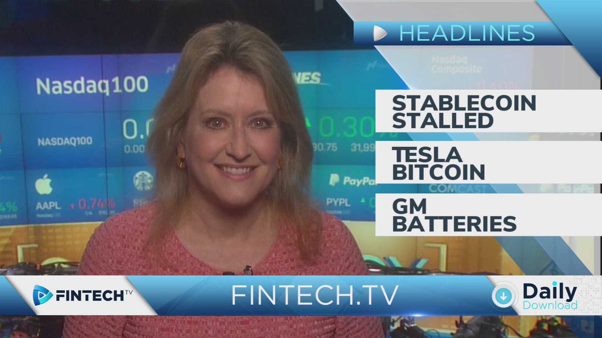 Stablecoin Bill is Delayed, Tesla Hit on Bitcoin, $2.5B Loan for Battery Plants