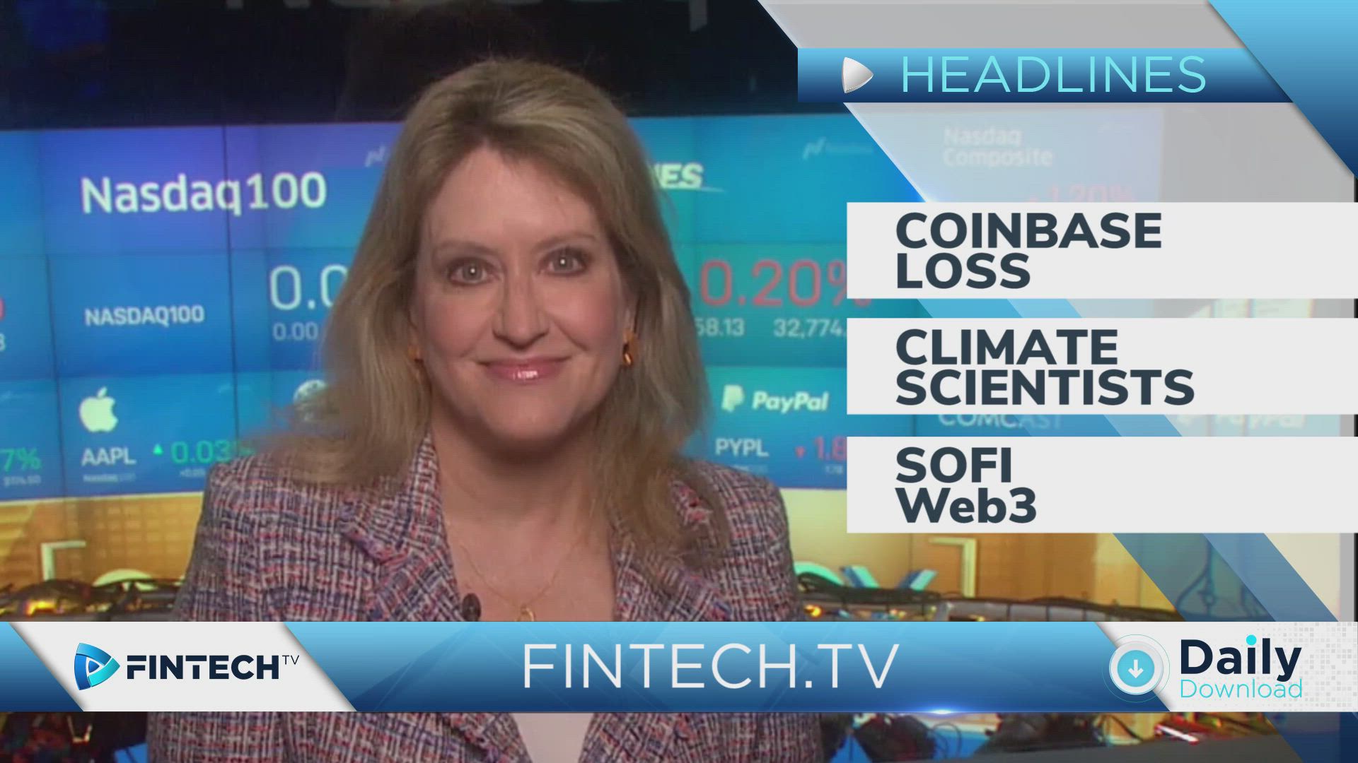 Coinbase Loss, Climate Scientists, SoFi Web3