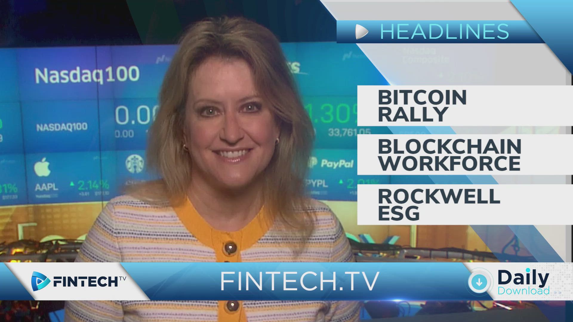 BTC Market Summary, Blockchain Workforce, Rockwell ESG Study