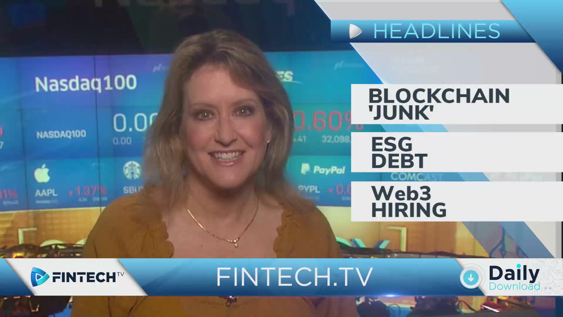 JP Morgan Blockchain Head Says Crypto Still Junk, Canadian ESG Debt, Web3 Jobs