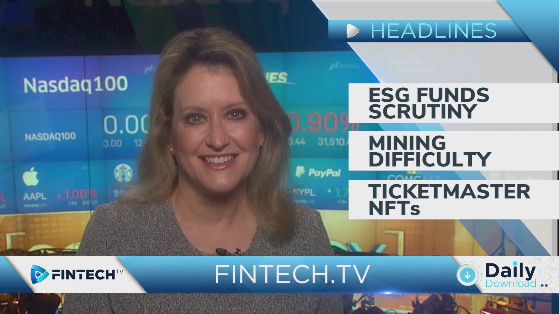 ESG Funds Scrutiny, Bitcoin Mining Difficulty, TicketMaster NFTs