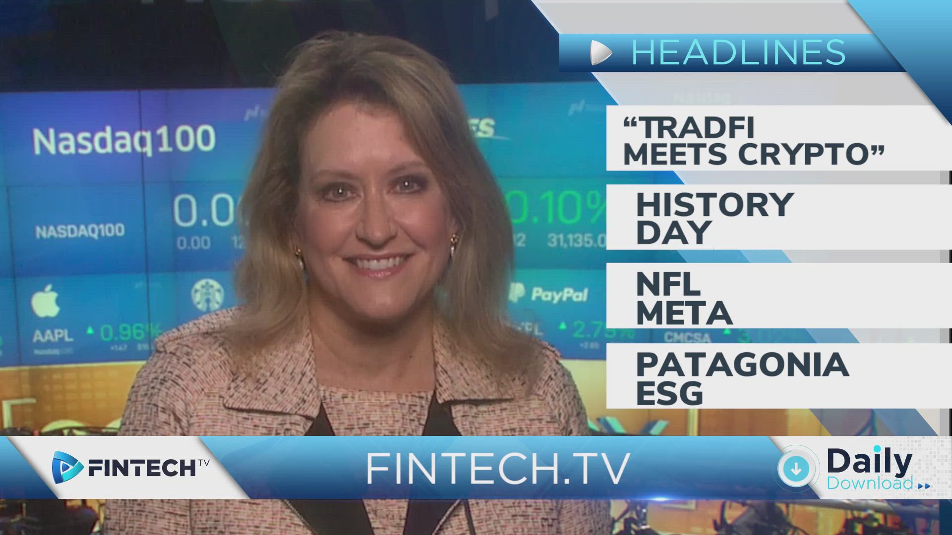 TradeFi Meets Crypto, Ethereum Merge, NFL Meta, Patagonia ESG