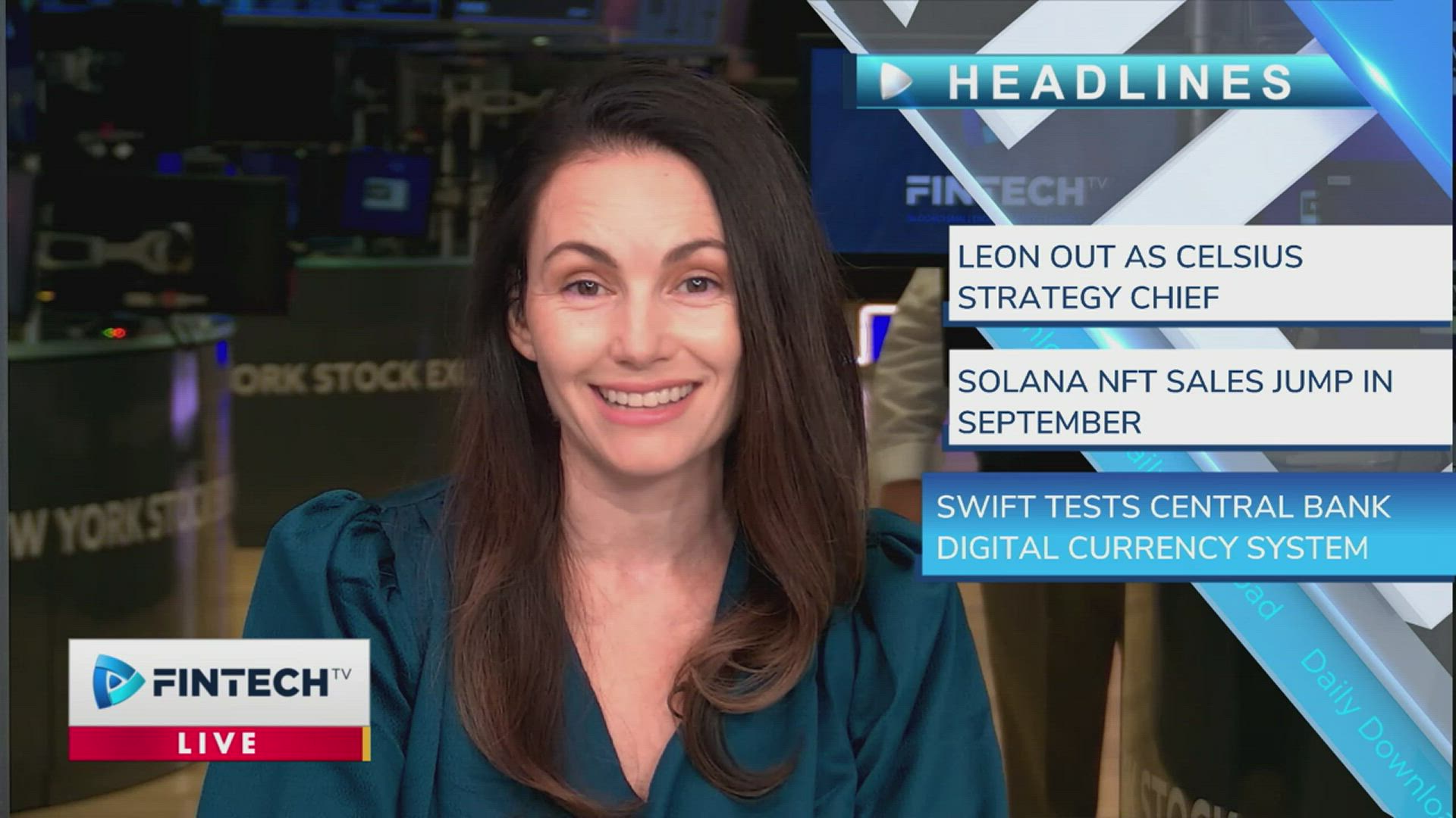 Celsius CSO Resigned, Solana NFT Sales Up, SWIFT Shapes Global CBDC