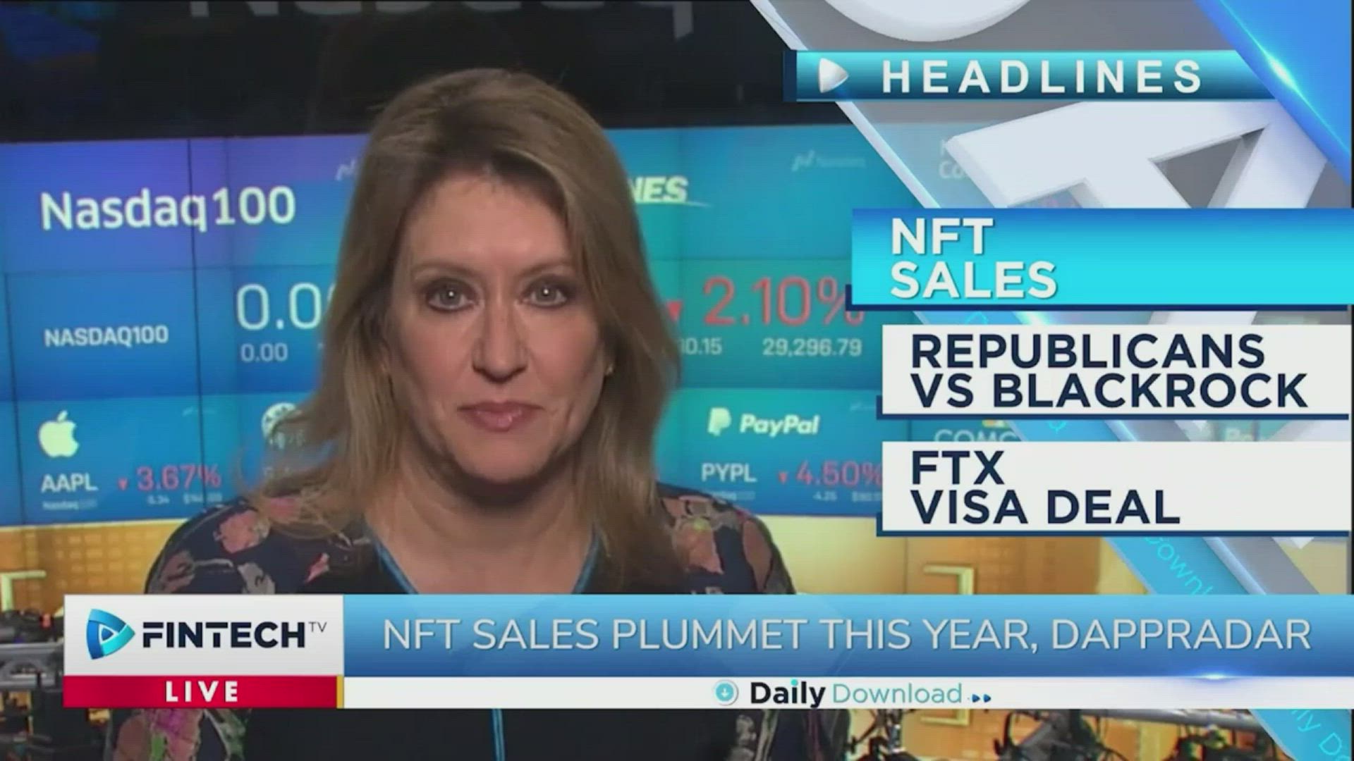 NFT Market Report, $1B Pulled From BlackRock By Republicans, Global Partnership Expansion Between FTX and Visa