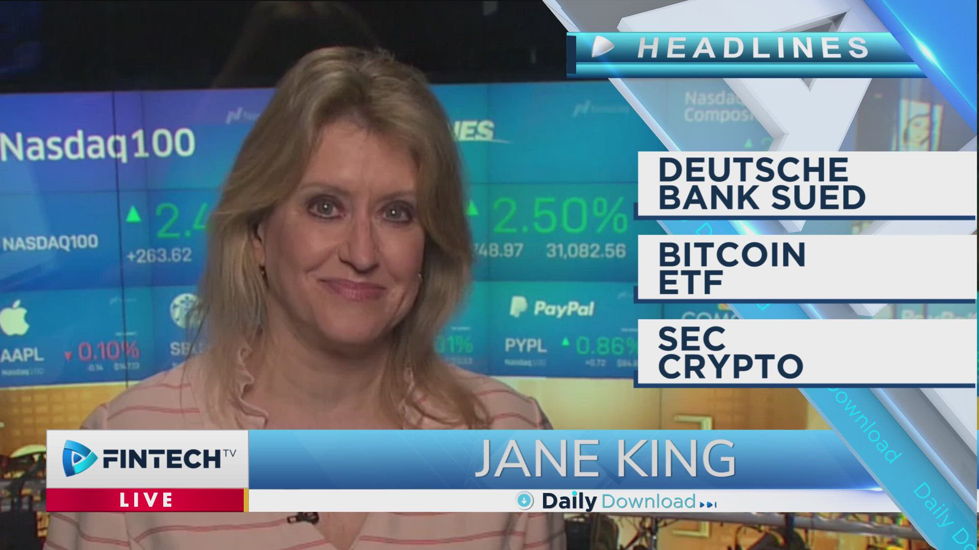 Deutsche Bank Sued, Bitcoin ETF, SEC Crypto