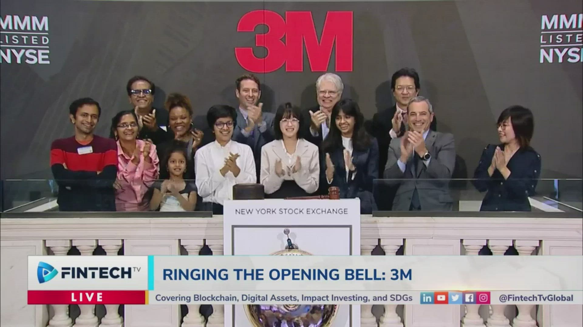 3M (NYSE: MMM) Rings The Opening Bell