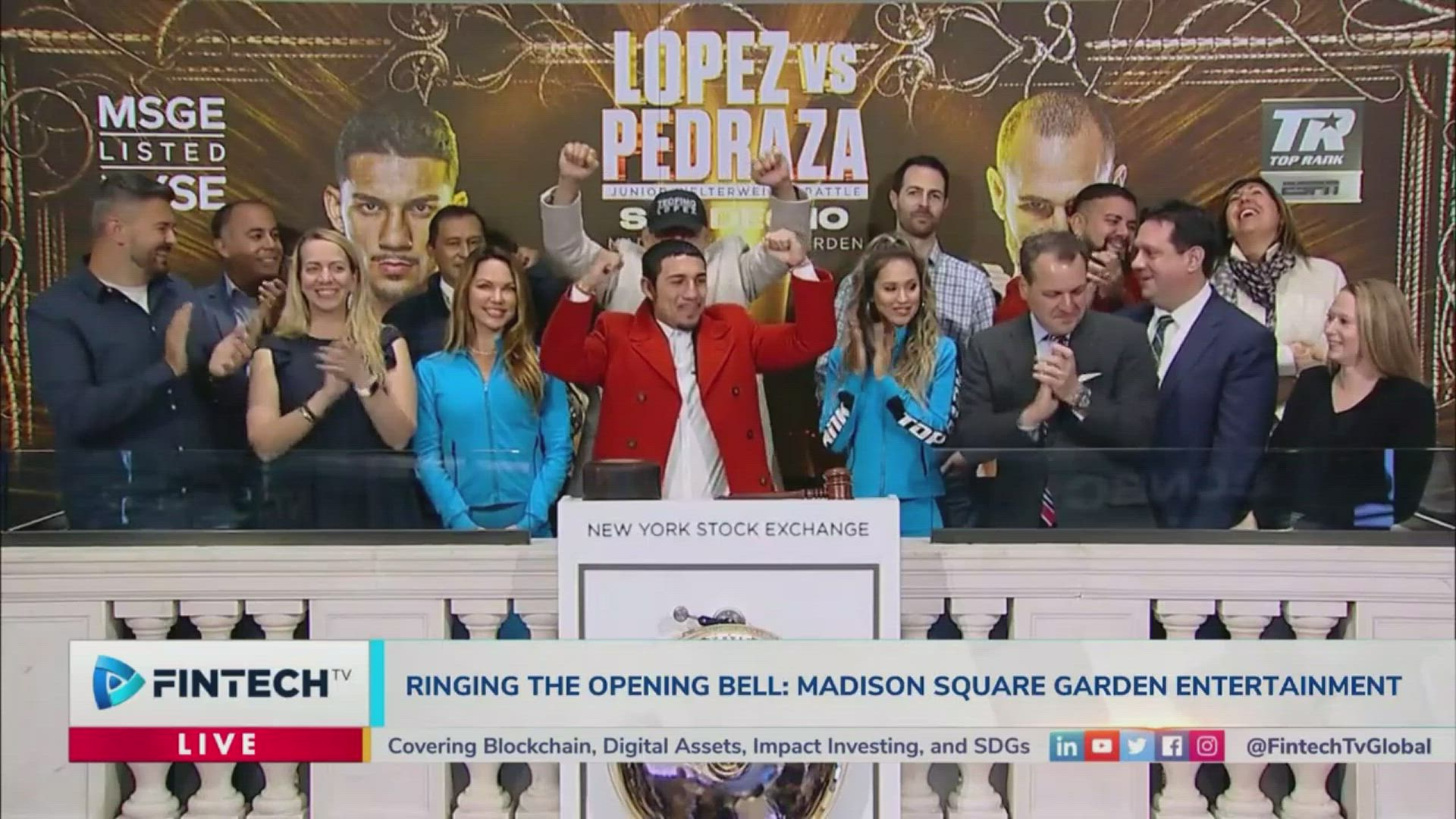 Madison Square Garden Entertainment Rings The Opening Bell