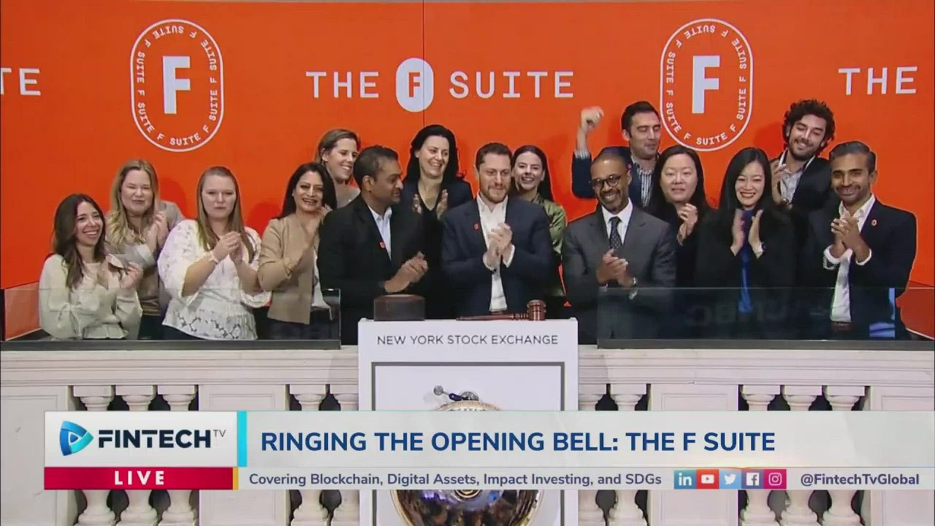 The F Suite Rings The Opening Bell