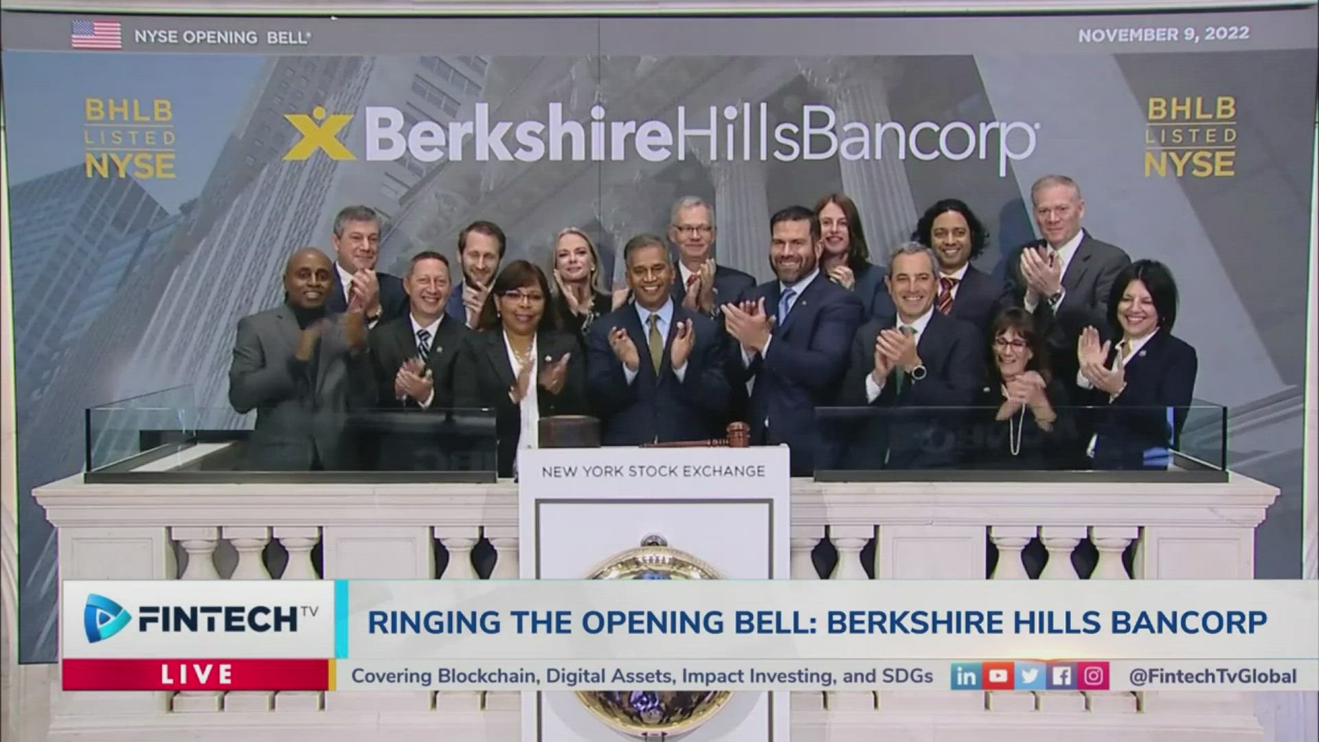 Berkshire Hills Bancorp Rings The Opening Bell
