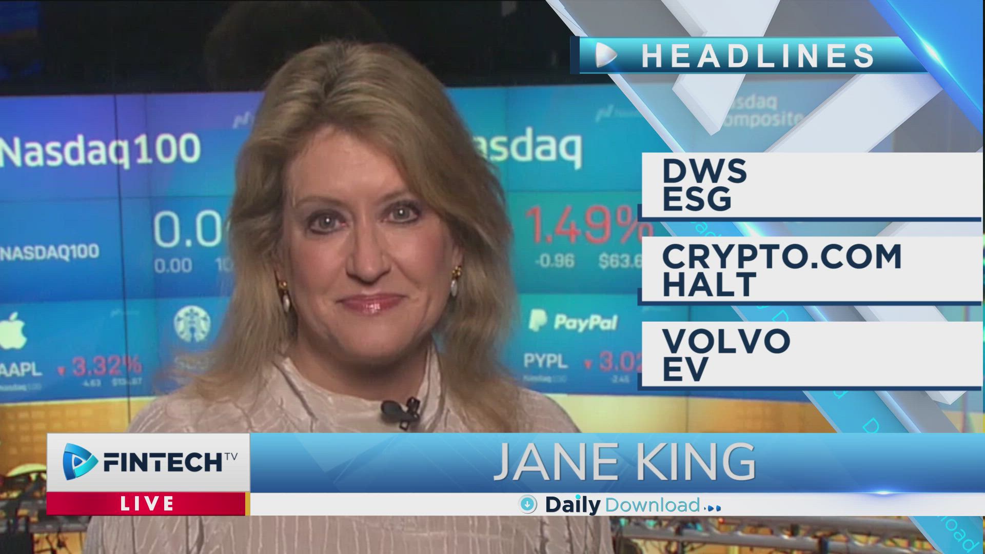 DWS ESG, Crypto.com, Volvo EV