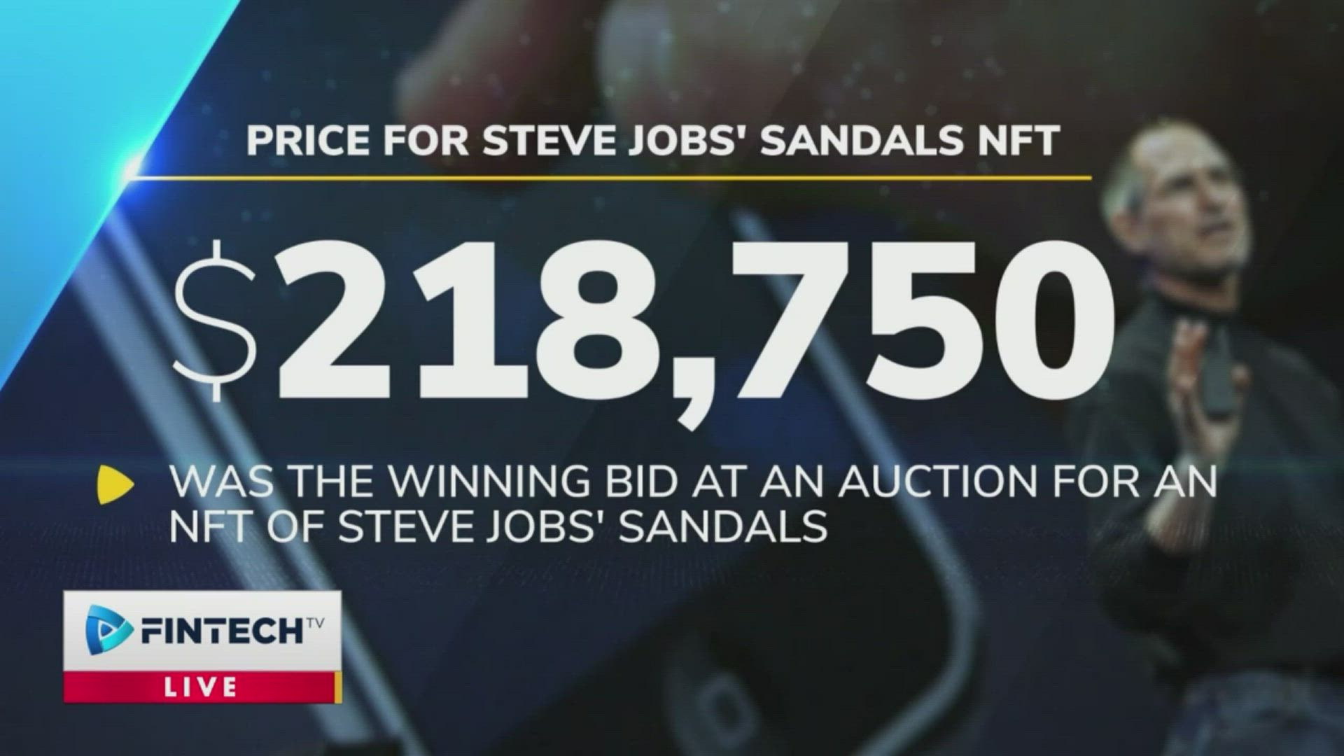 Price For Steve Jobs’ Sandals NFT