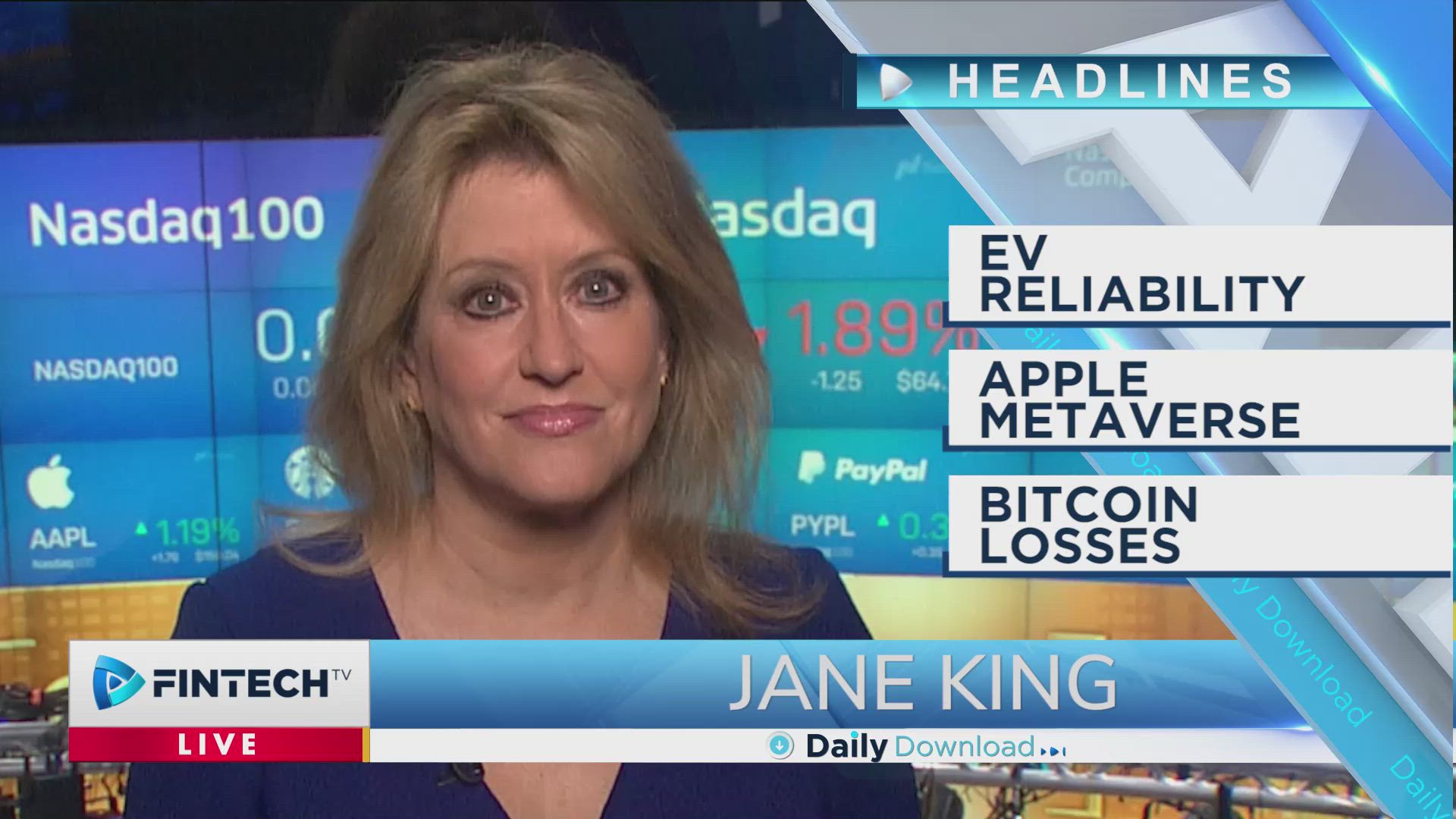 EV Reliability, Apple Metaverse, Bitcoin Losses
