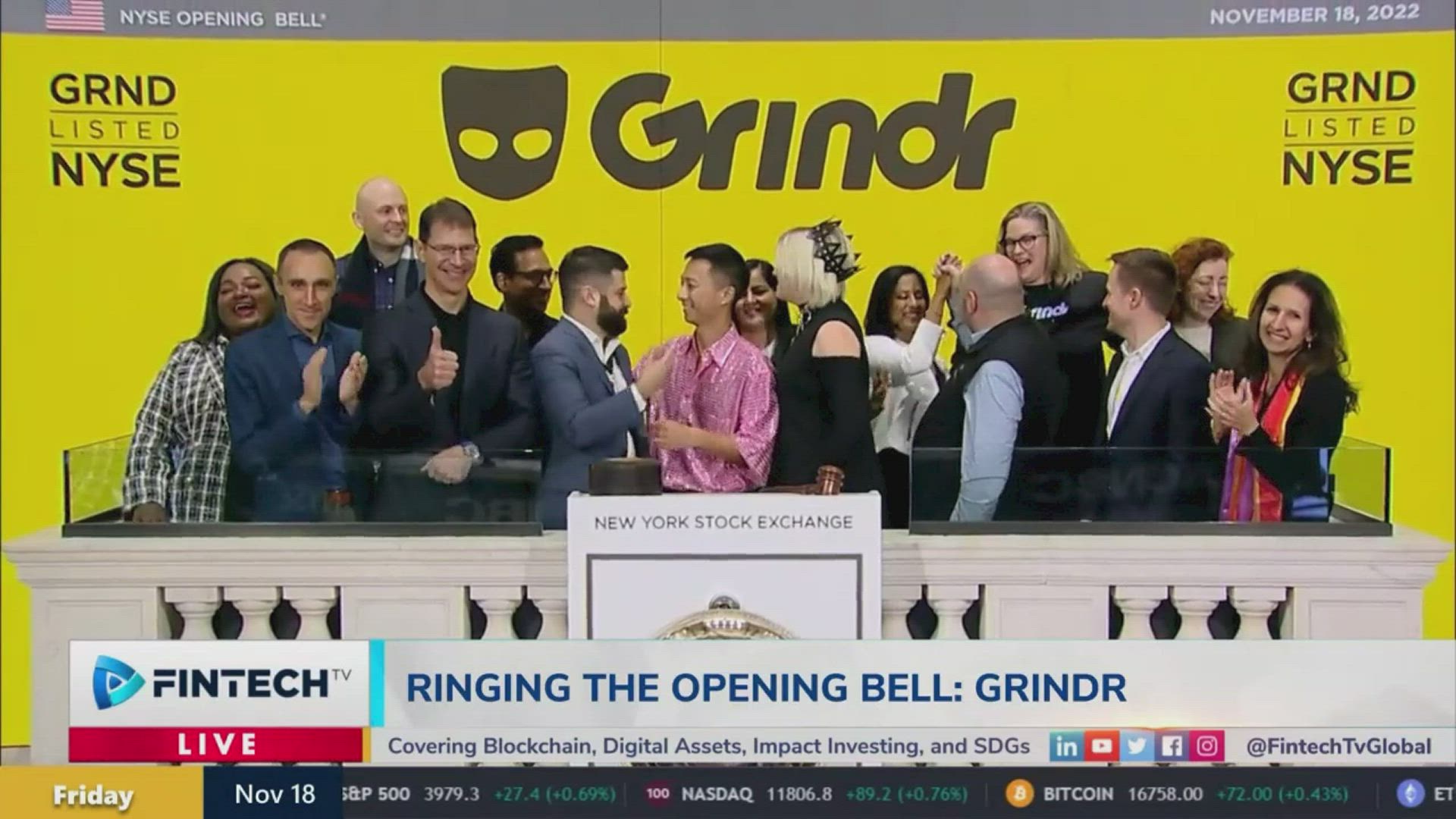 Grindr Rings The Opening Bell