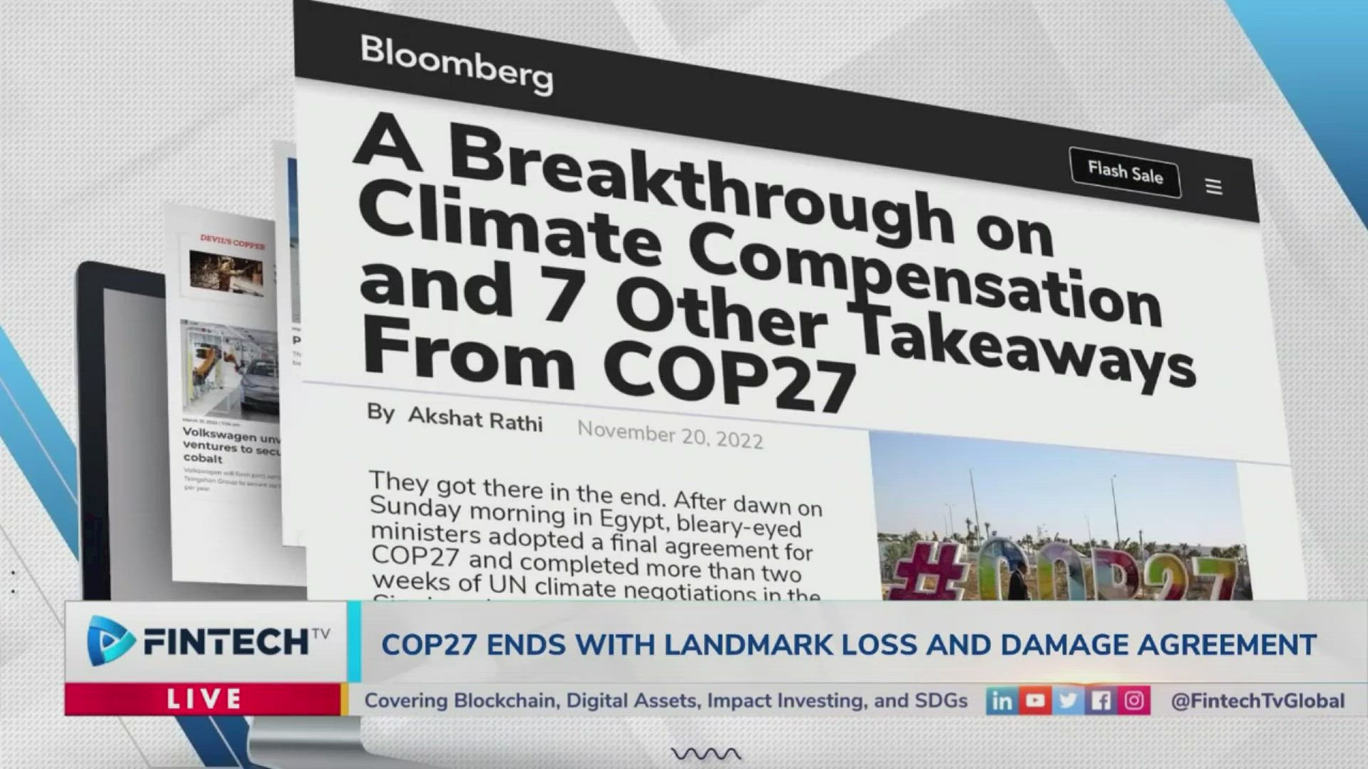 COP27 Ends With Landmark Loss And Damage Agreement