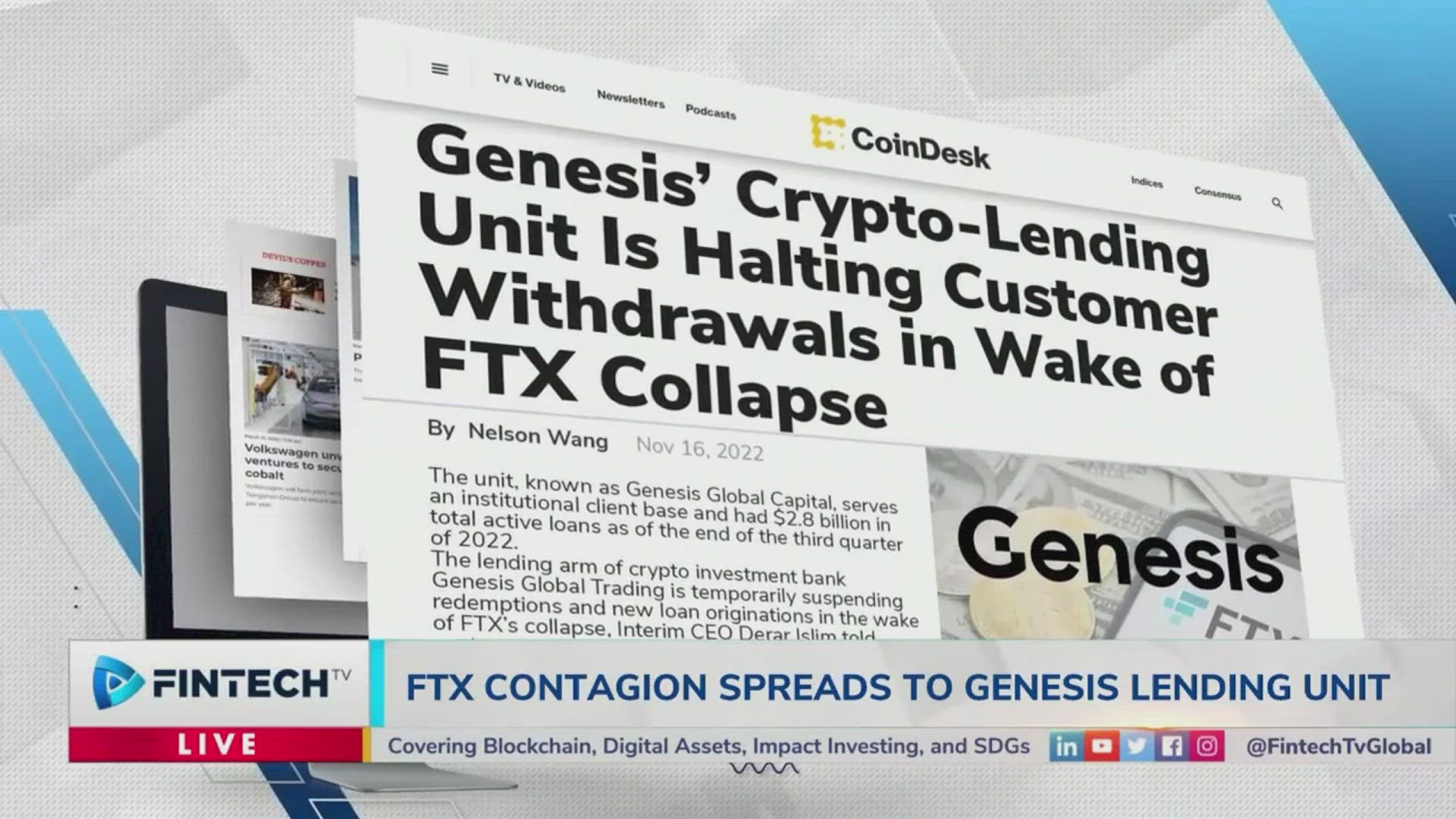 Genesis Global Trading Suspends Lending Services