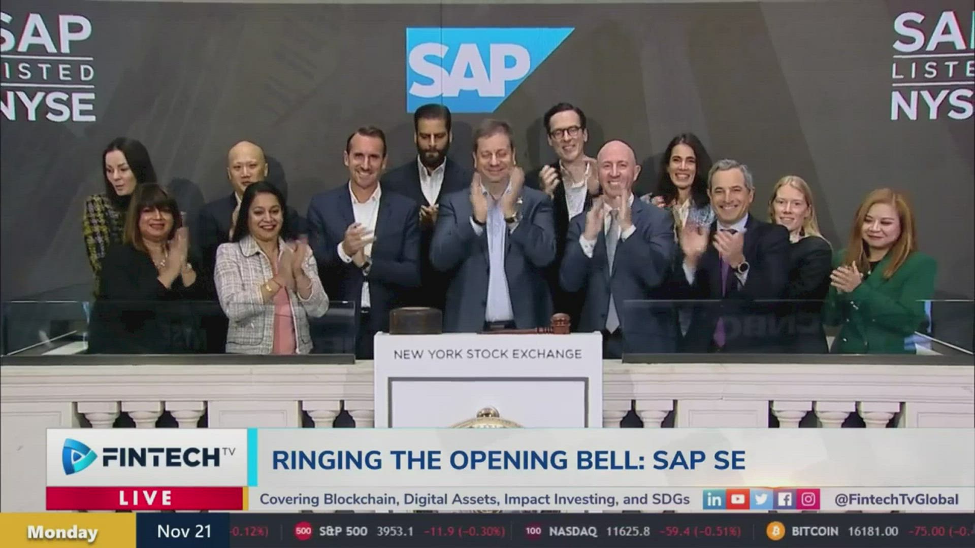 SAP Rings The Opening Bell