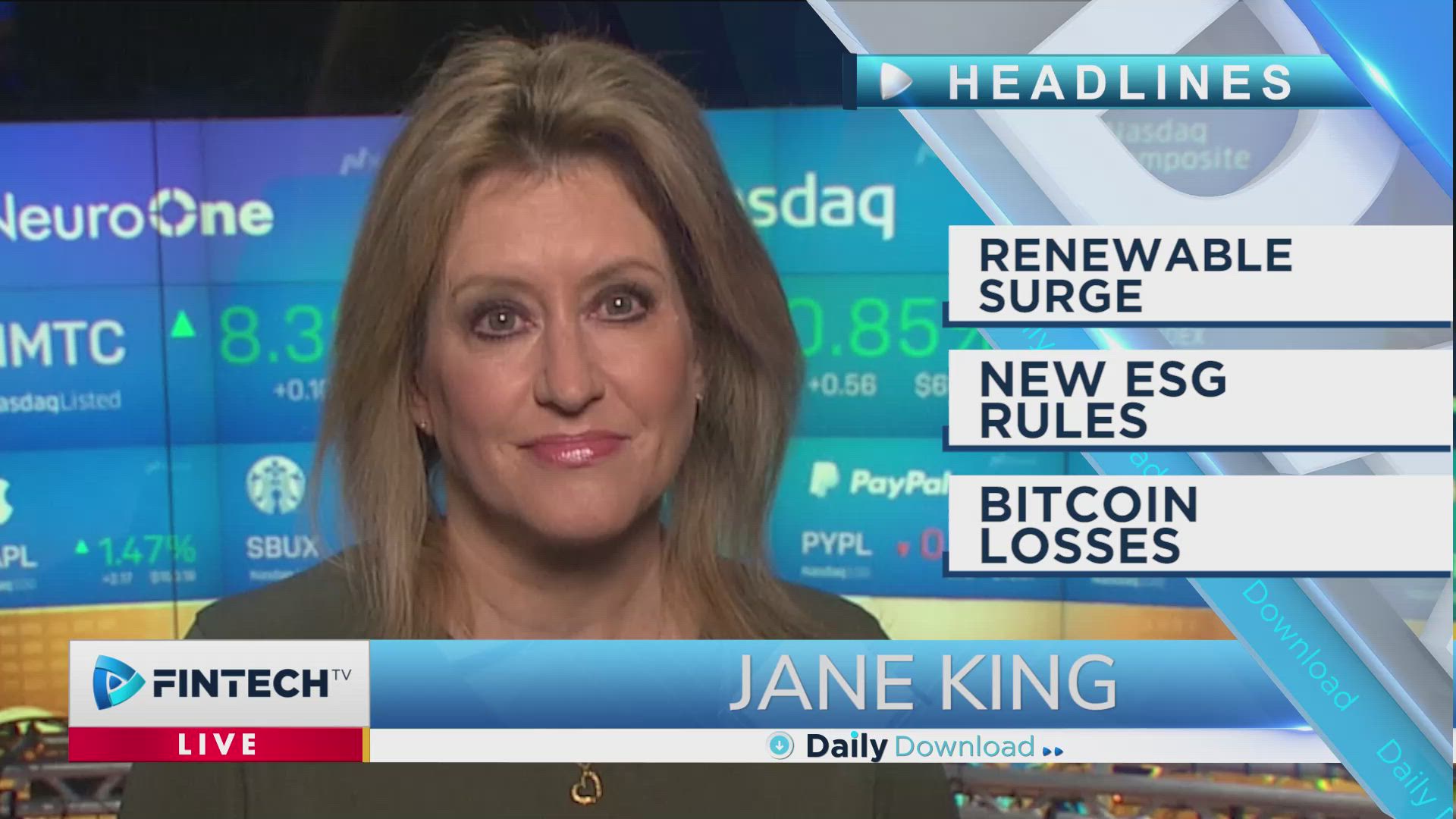 Renewable Surge, New ESG Rules, Bitcoin Losses