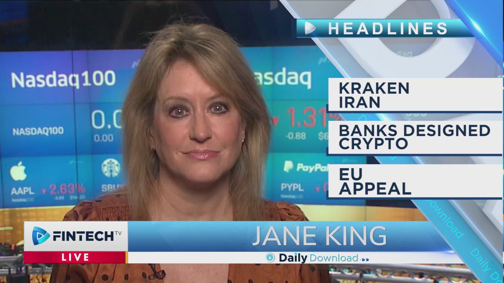 Kraken Iran, Banks Designed Crypto, EU Appeal