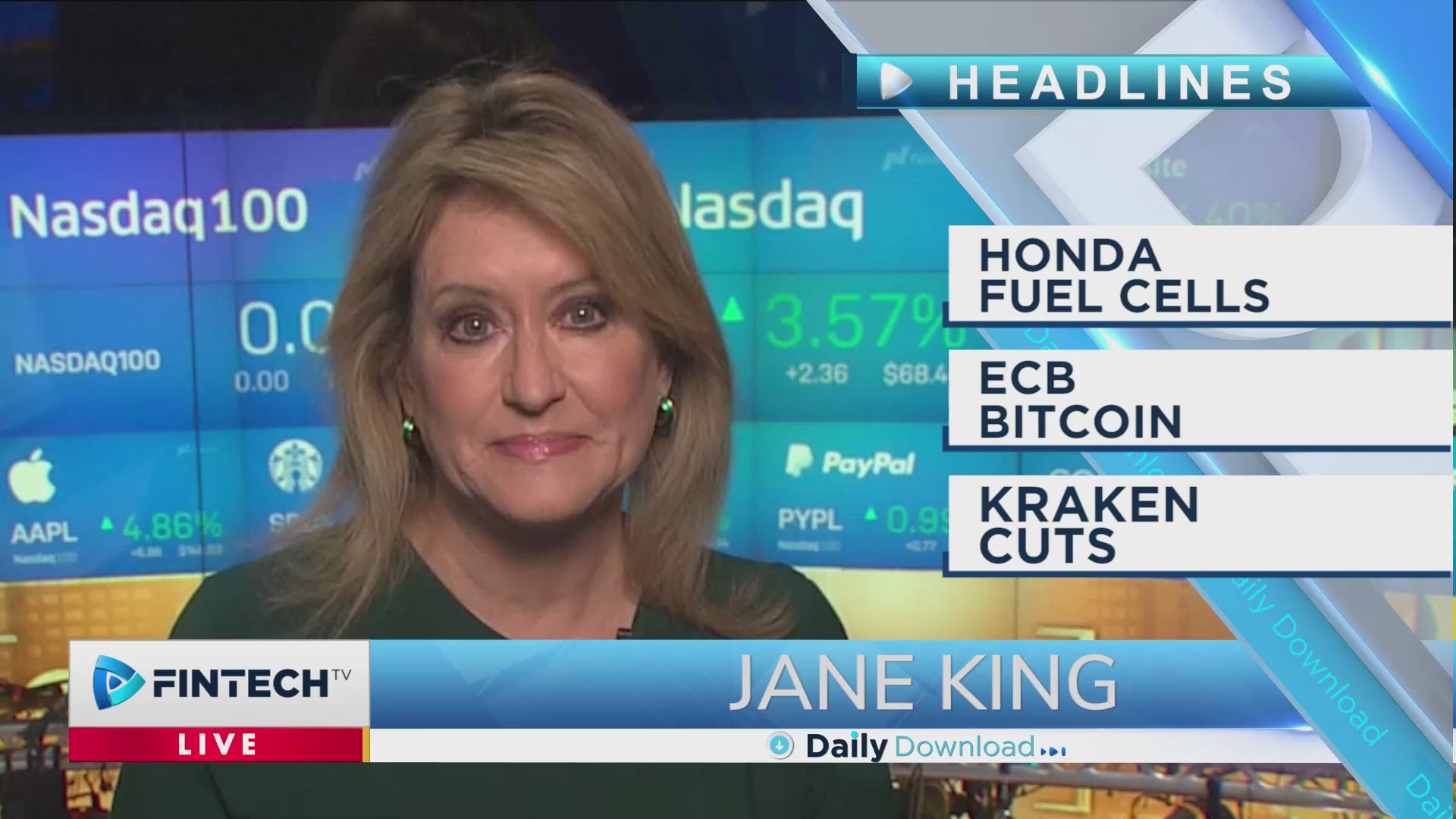 Honda Fuel Cells, ECB Bitcoin, Kraken Cuts