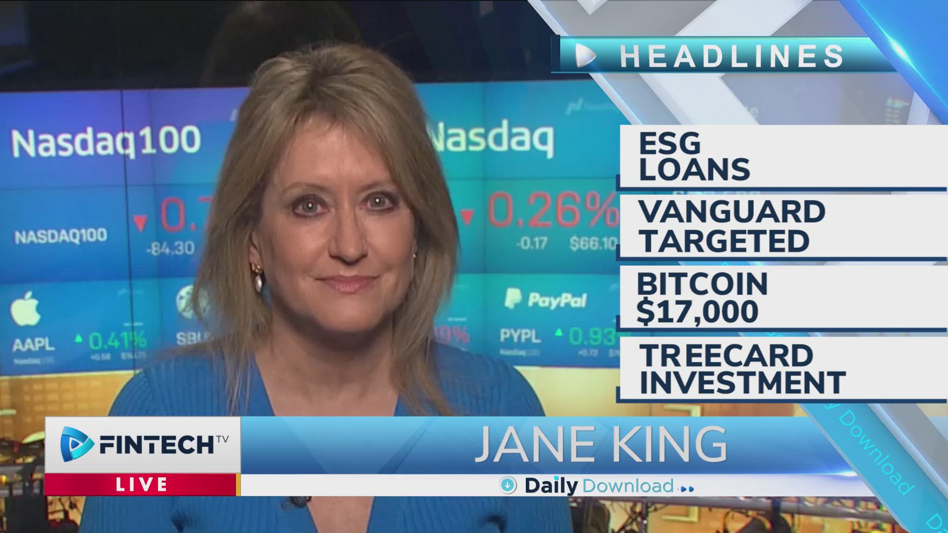 ESG Loans, Bitcoin $17,000, Vanguard Targeted, TreeCard Investment