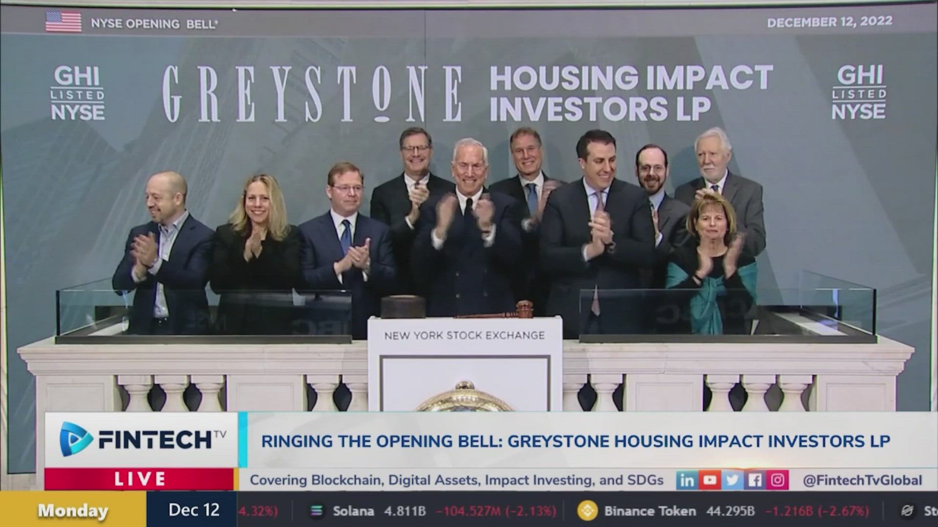 Greystone Housing Impact Investors LP Rings The Opening Bell
