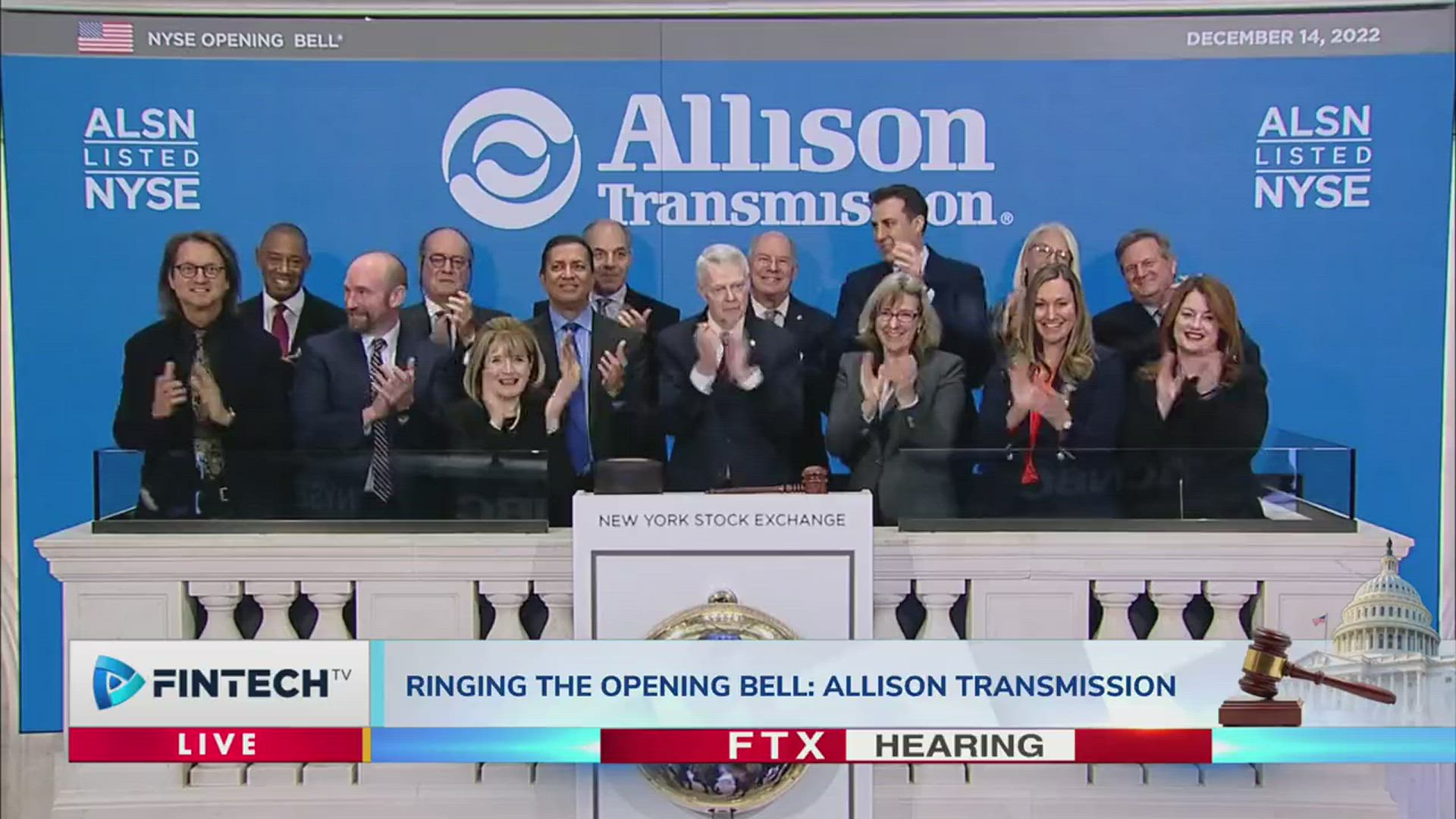 Allison Transmission Rings The Opening Bell