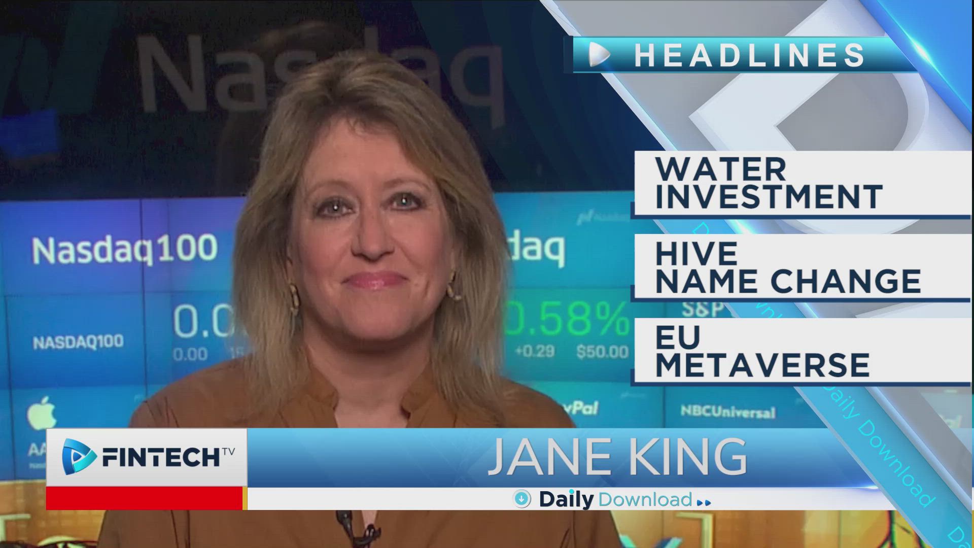 Water investment, Hive name change, EU metaverse