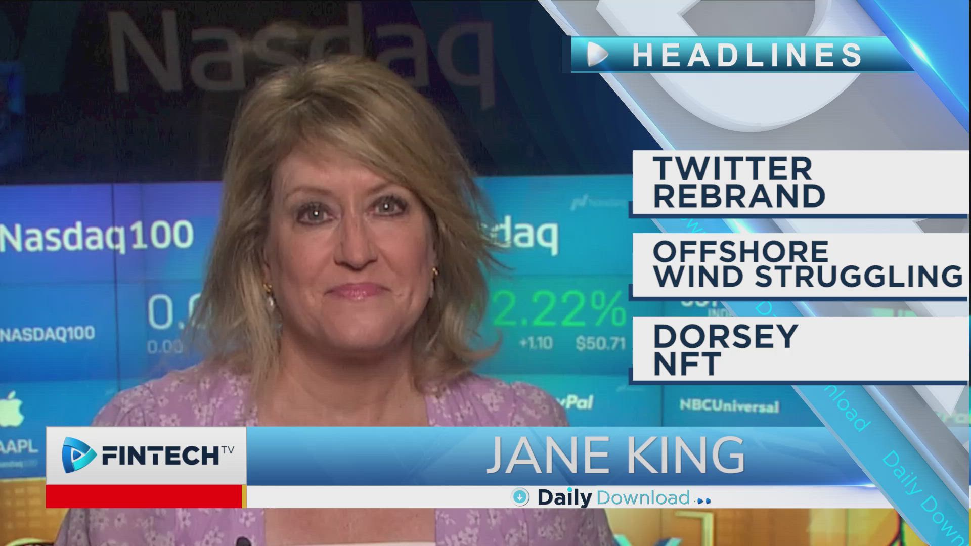 Twitter rebrand, Offshore wind struggling, Dorsey NFT