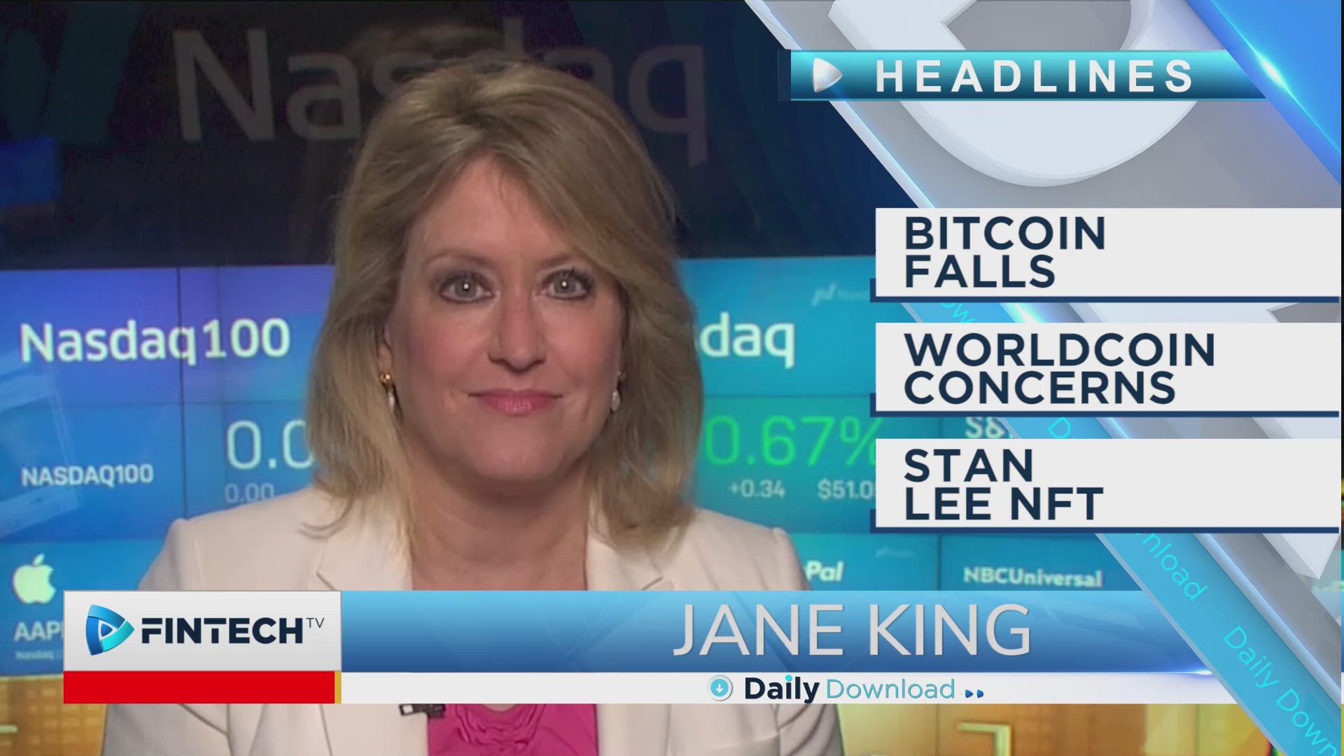 Bitcoin fall, Worldcoin concerns, Stan Lee NFT