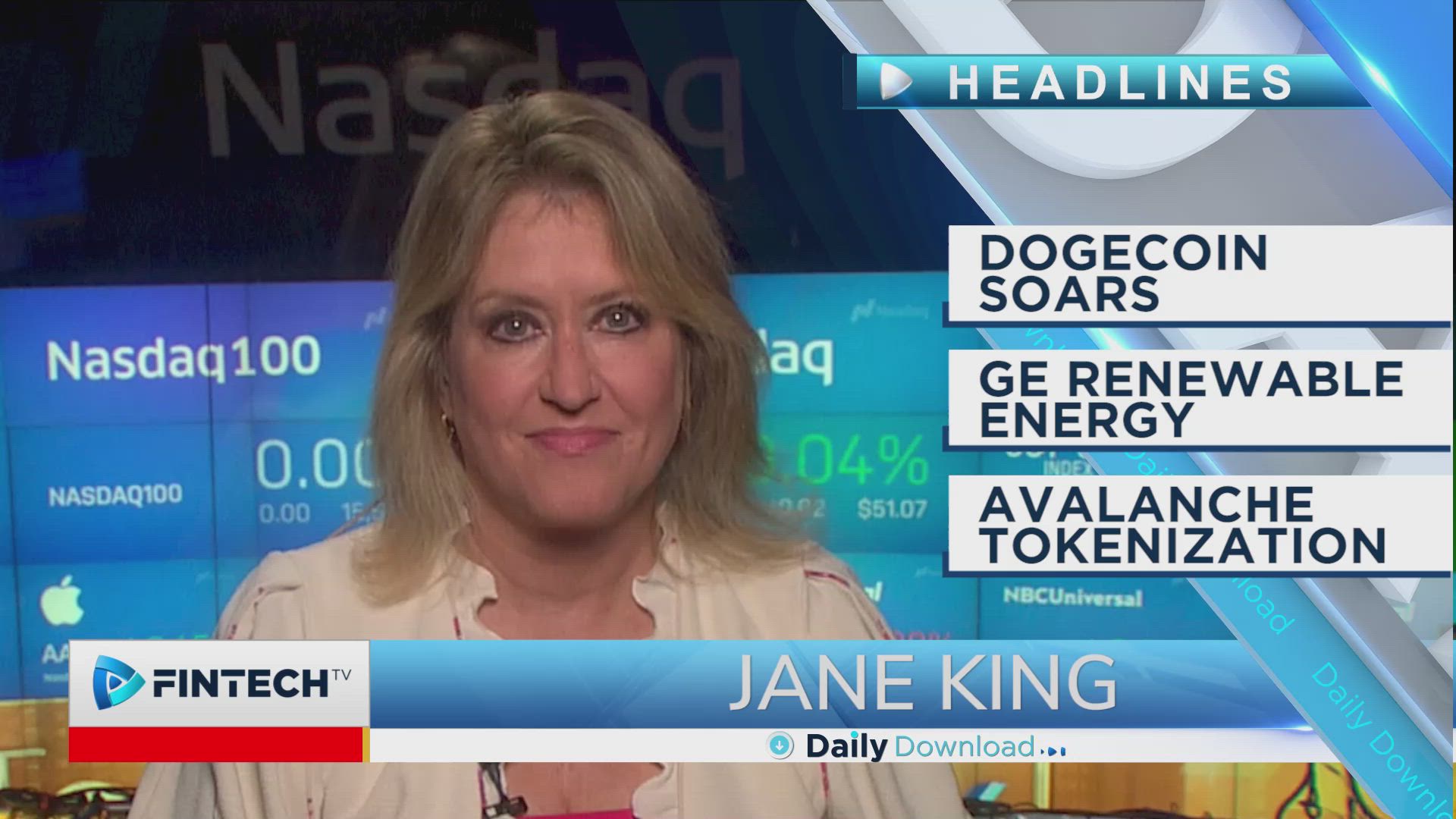 Dogecoin soars, GE Renewable Energy, Avalanche tokenization