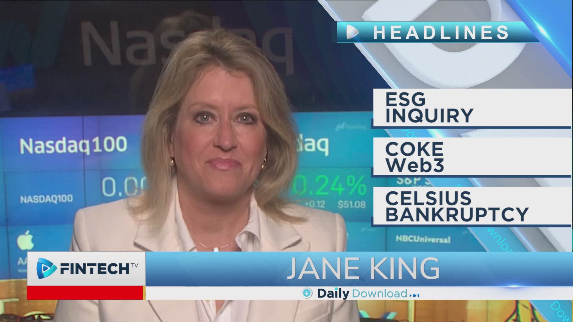 ESG Inquiry, Coke Web3, Celsius bankruptcy