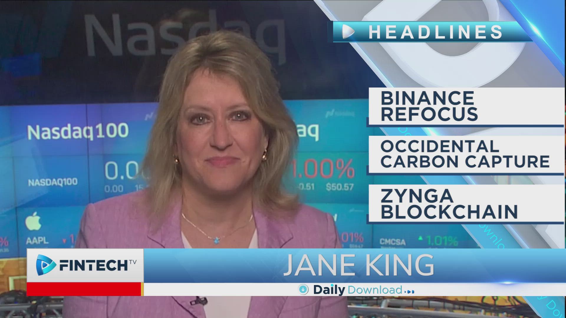 Binance refocus, Occidental carbon capture, Zynga Blockchain