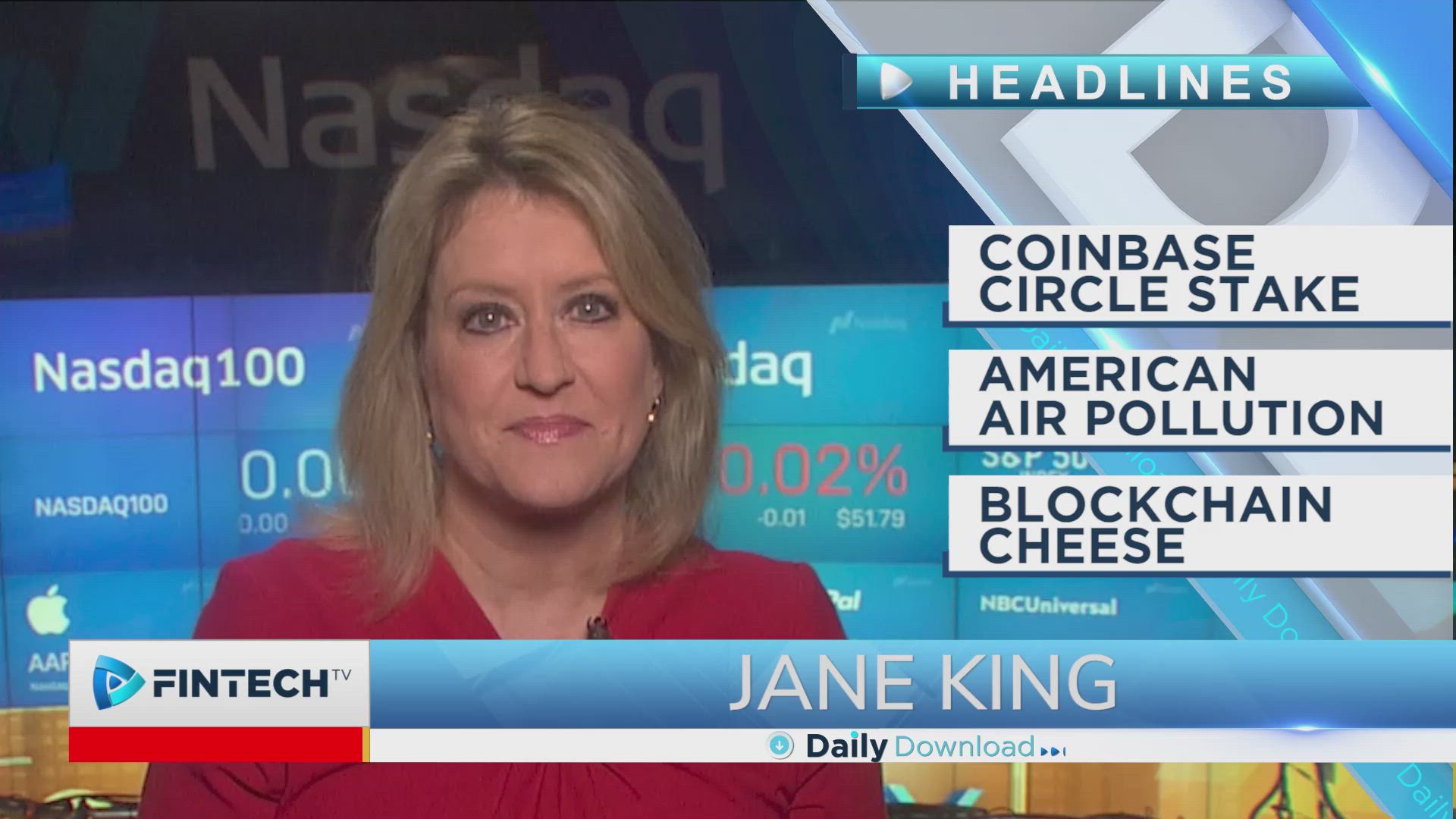 Coinbase Circle stake, American air pollution, Blockchain cheese