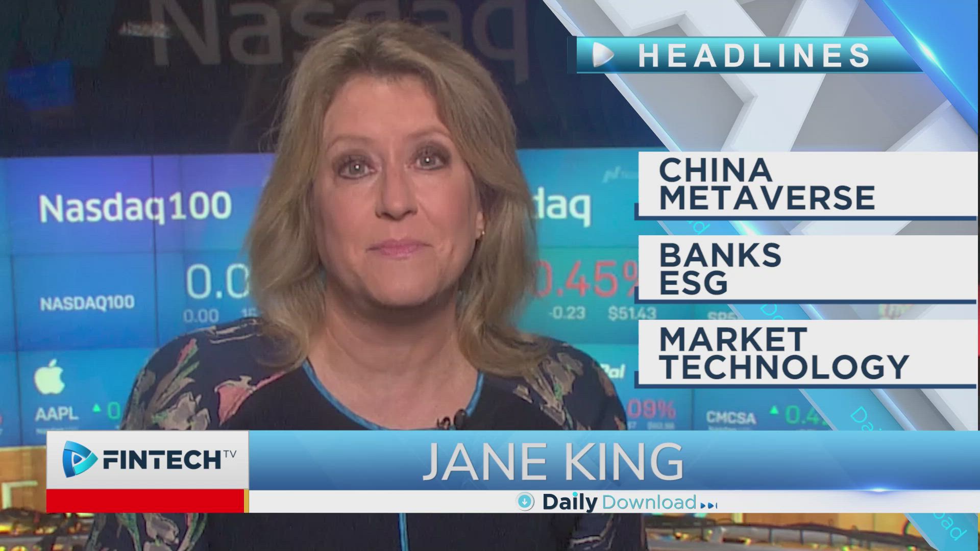 China Metaverse, Banks ESG, Market Technology