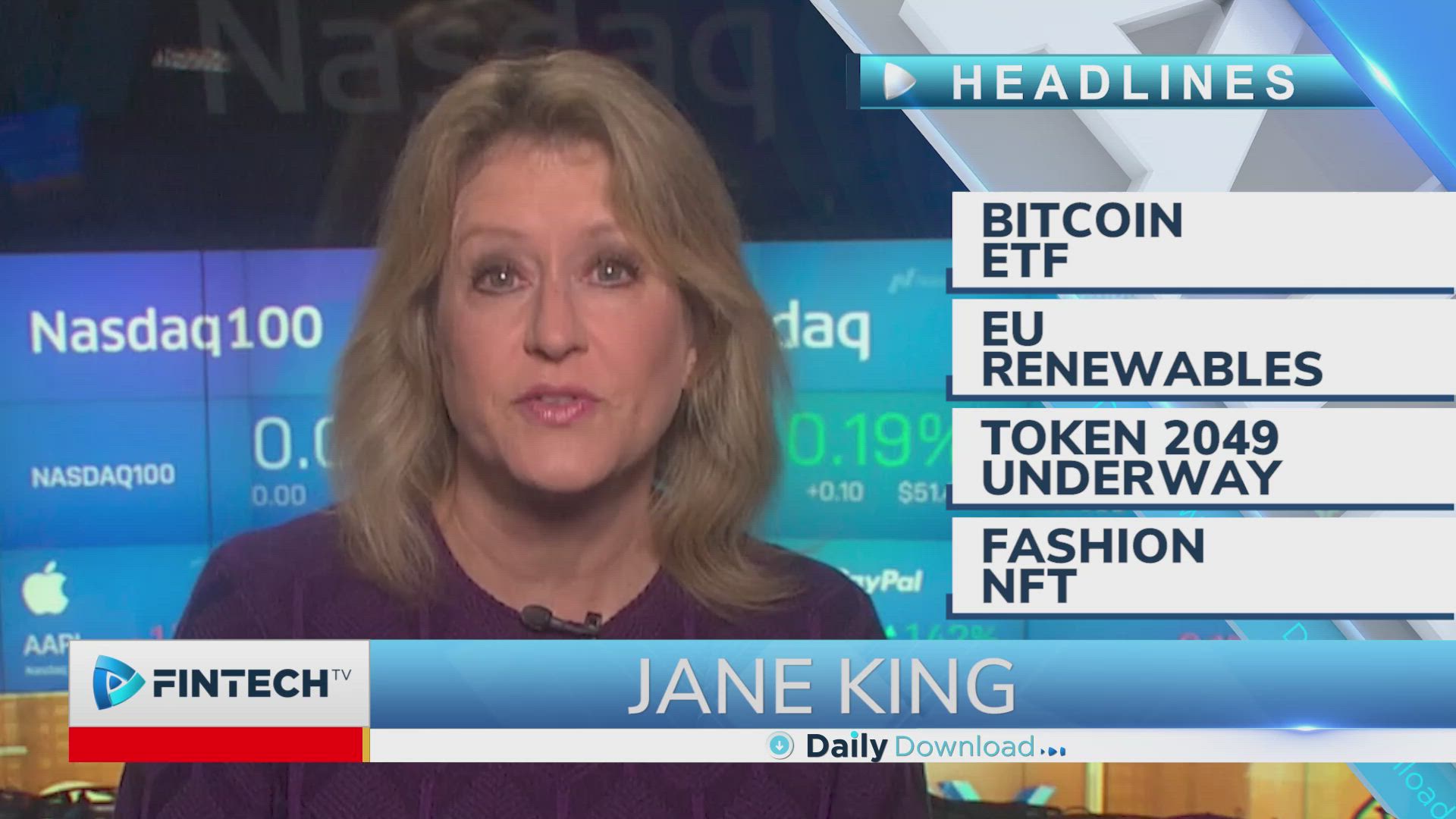 Bitcoin ETF, EU Renewables, Token2049 Underway, Fashion NFT