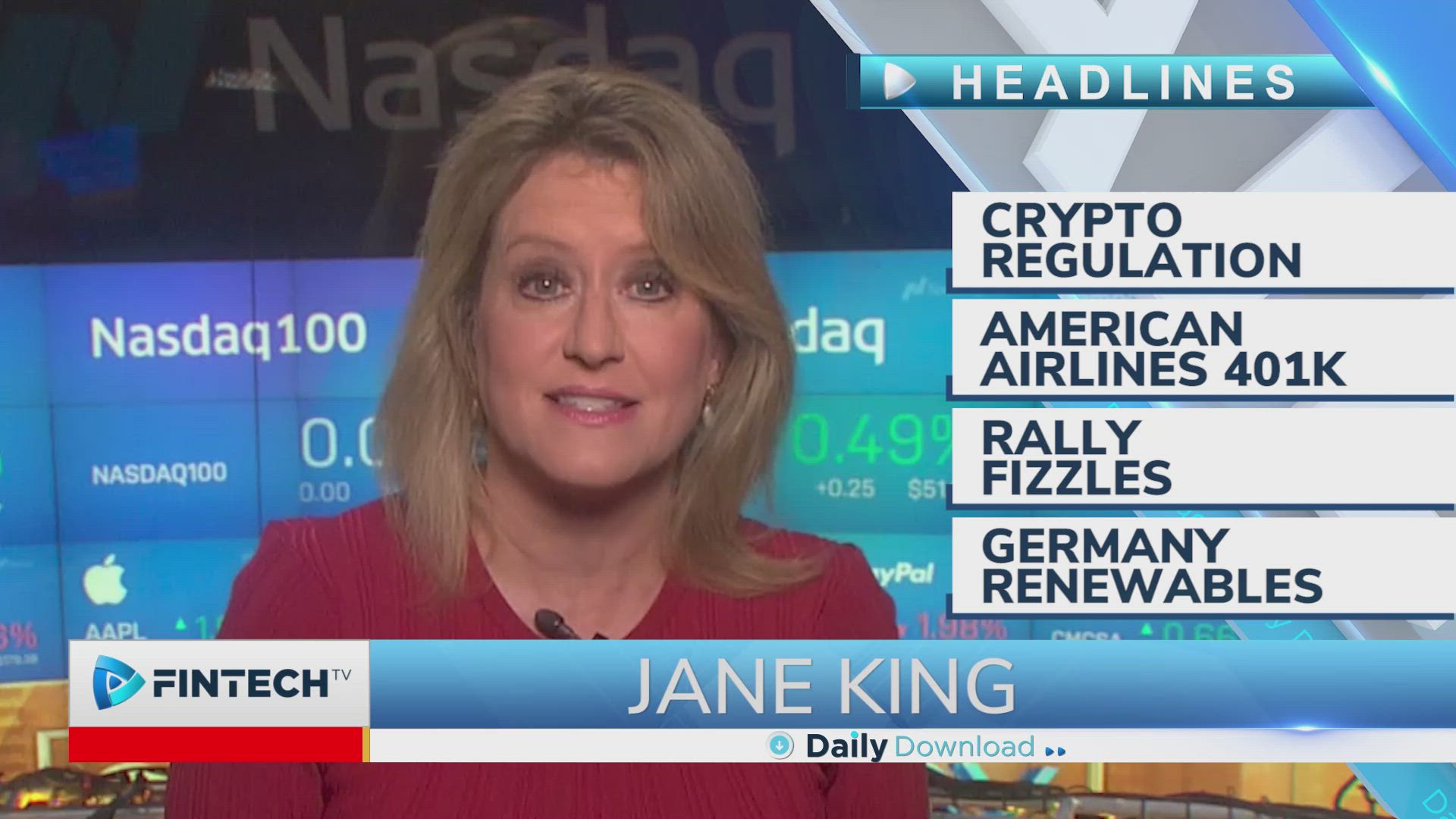 Crypto regulation, American Airlines 401k, Rally fizzles, Germany renewables