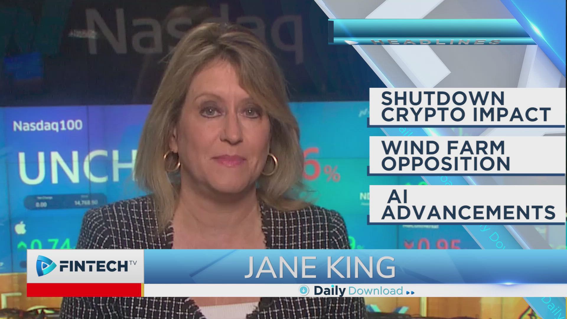 Shutdown crypto impact, Wind farm opposition, AI advancements