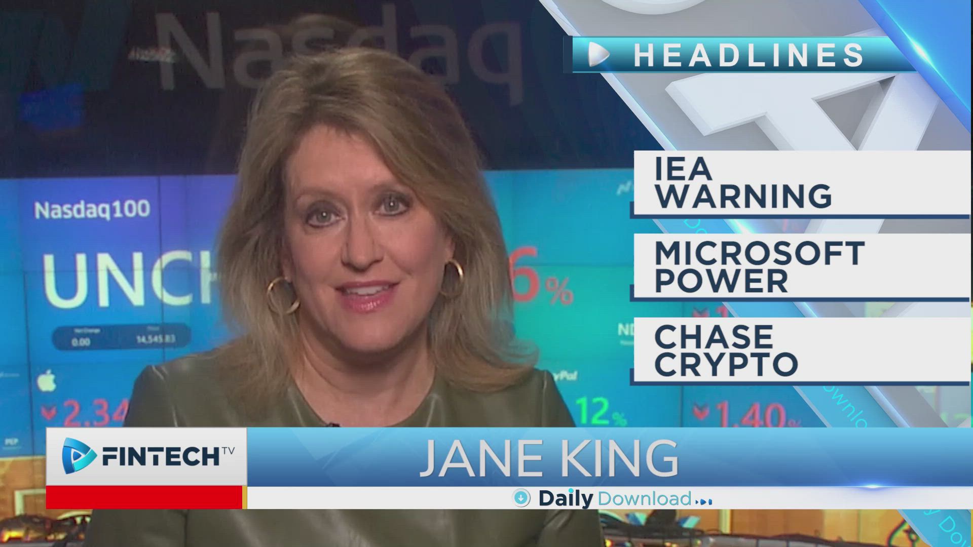 IEA warning, Microsoft power, Chase crypto