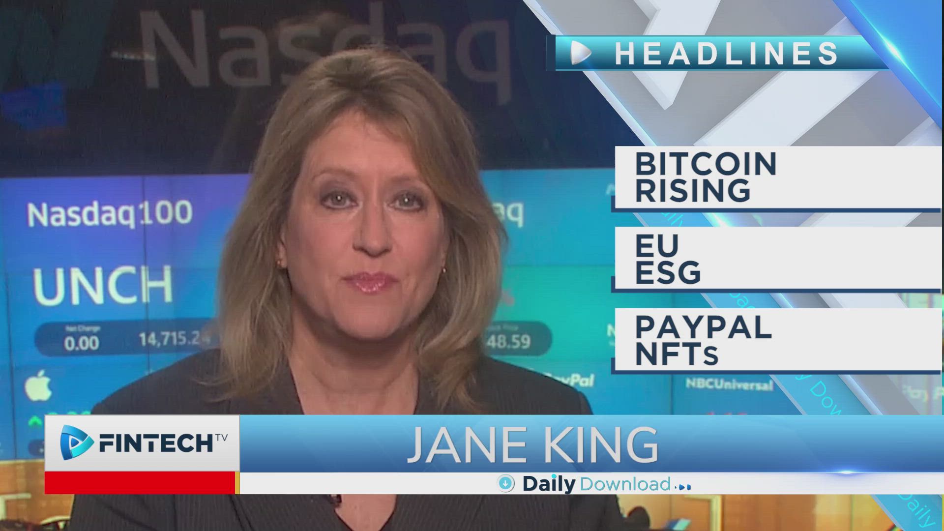 Bitcoin Rising, EU ESG, Paypal NFTs