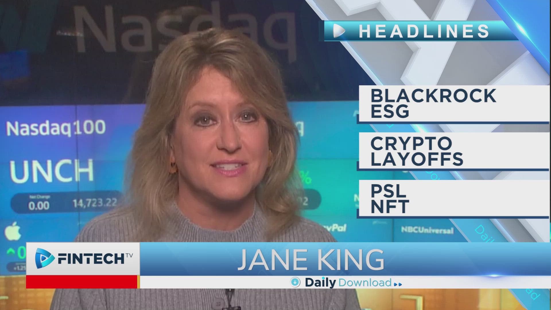 Blackrock ESG, Crypto layoffs, PSL NFT