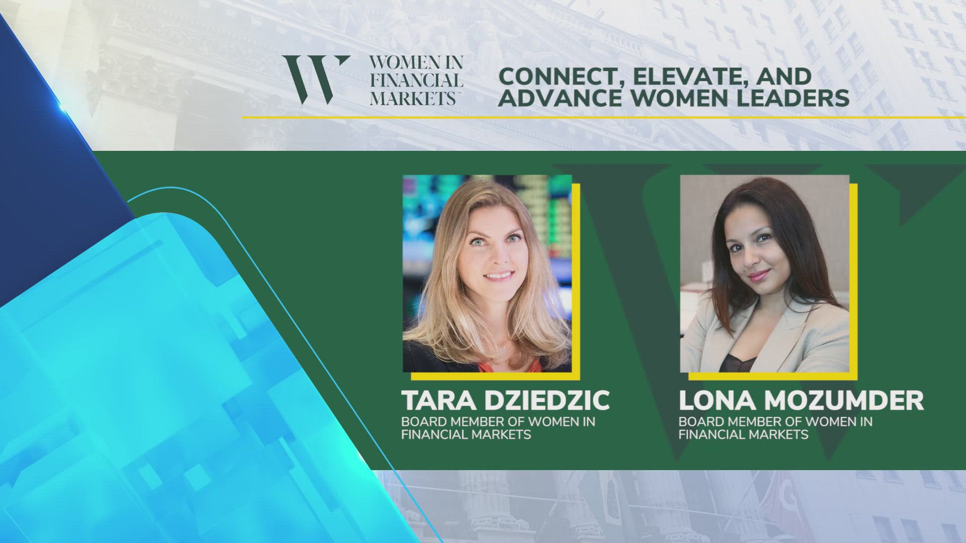 The growing global membership of Women in Financial Markets (WIFM). The mission: Connect, Elevate, and Advance Women Leaders