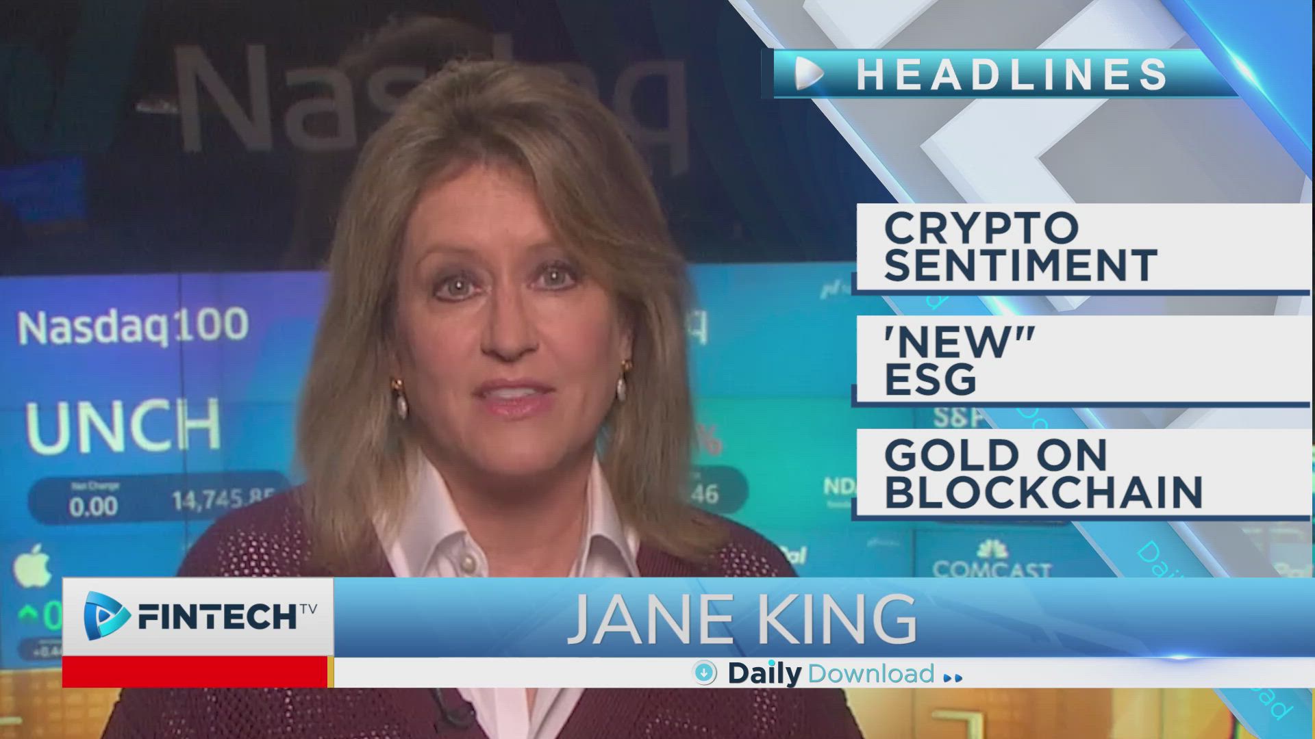 Crypto sentiment, “New” ESG, Gold on blockchain