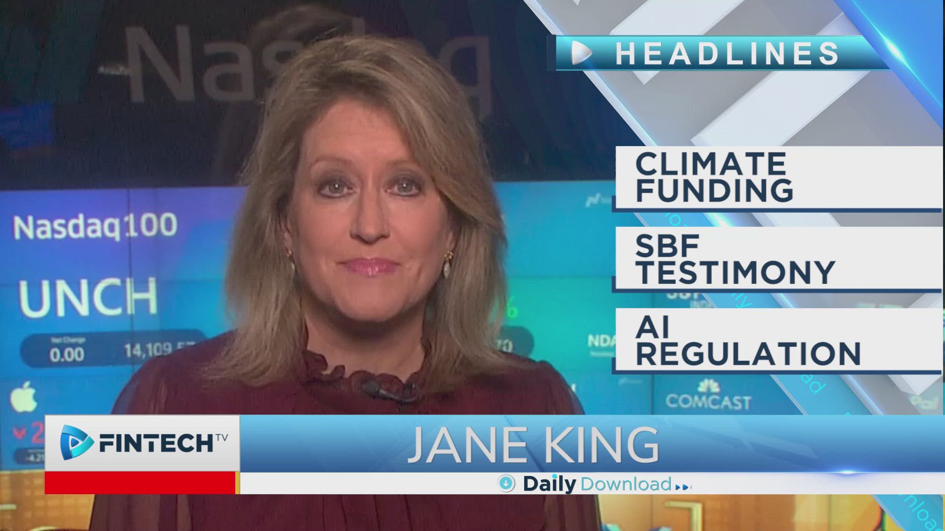 Climate funding, SBF testimony, AI regulation