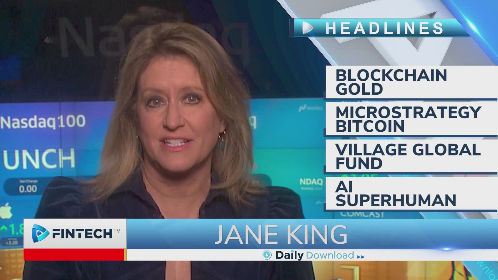 Blockchain Gold, Microstrategy Bitcoin, Village Global Fund, AI Superhuman