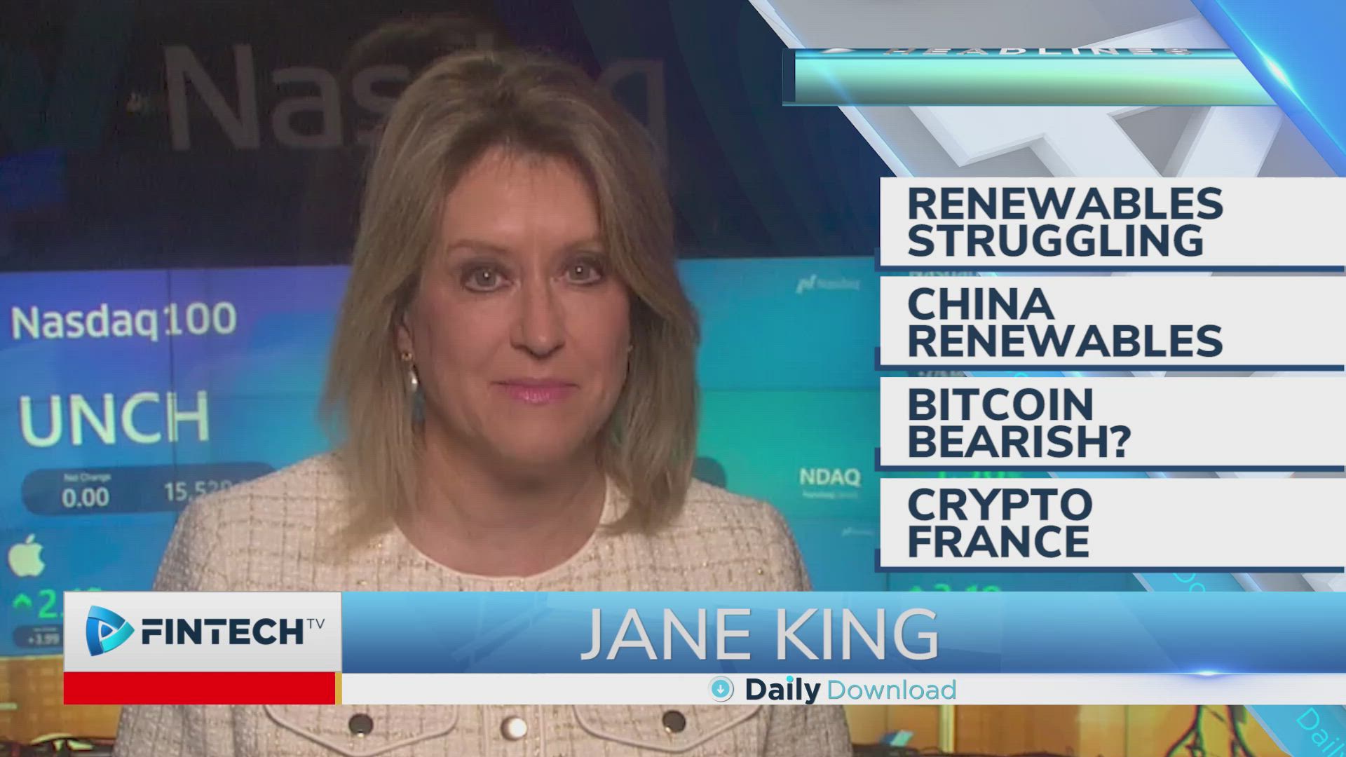 Renewable struggling , China renewable, Bitcoin bearish?, Crypto France