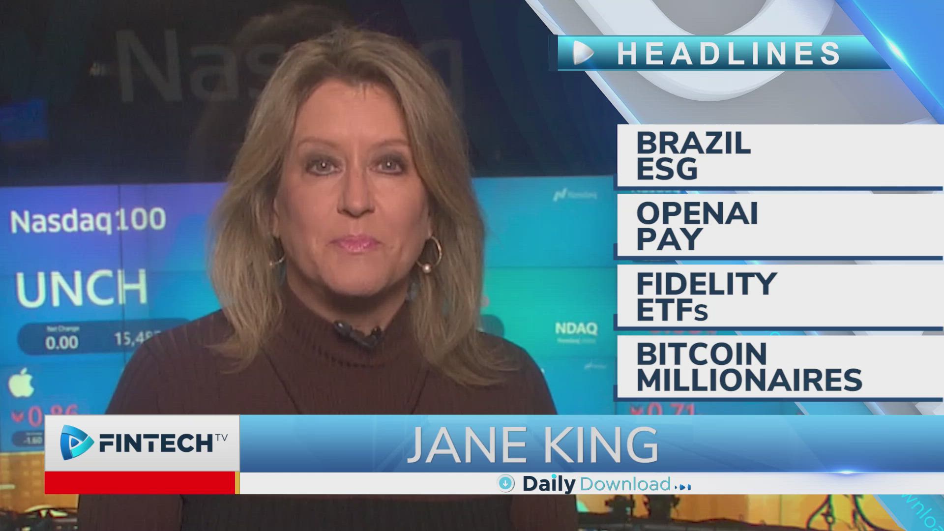 Brazil ESG, OpenAI pay, Fidelity ETFs, Bitcoin millionaires