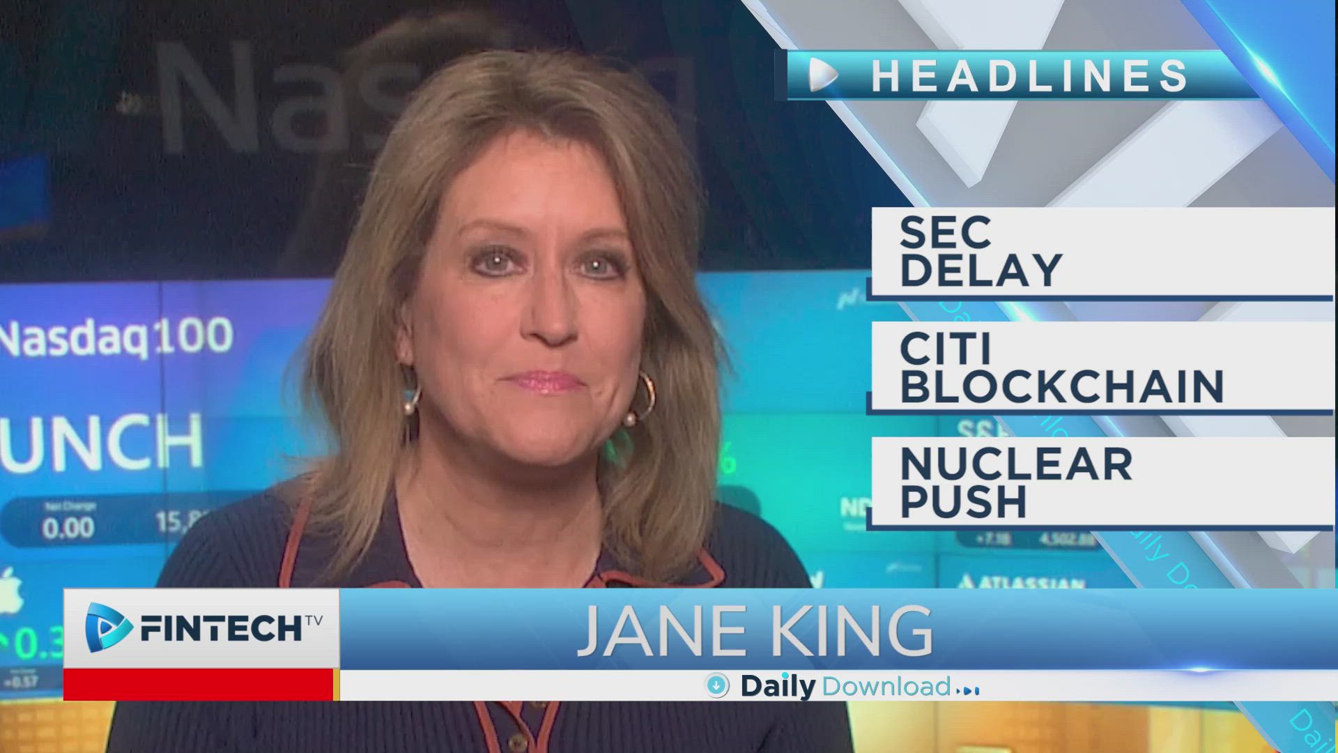 SEC delay, CTI blockchain, Nuclear push