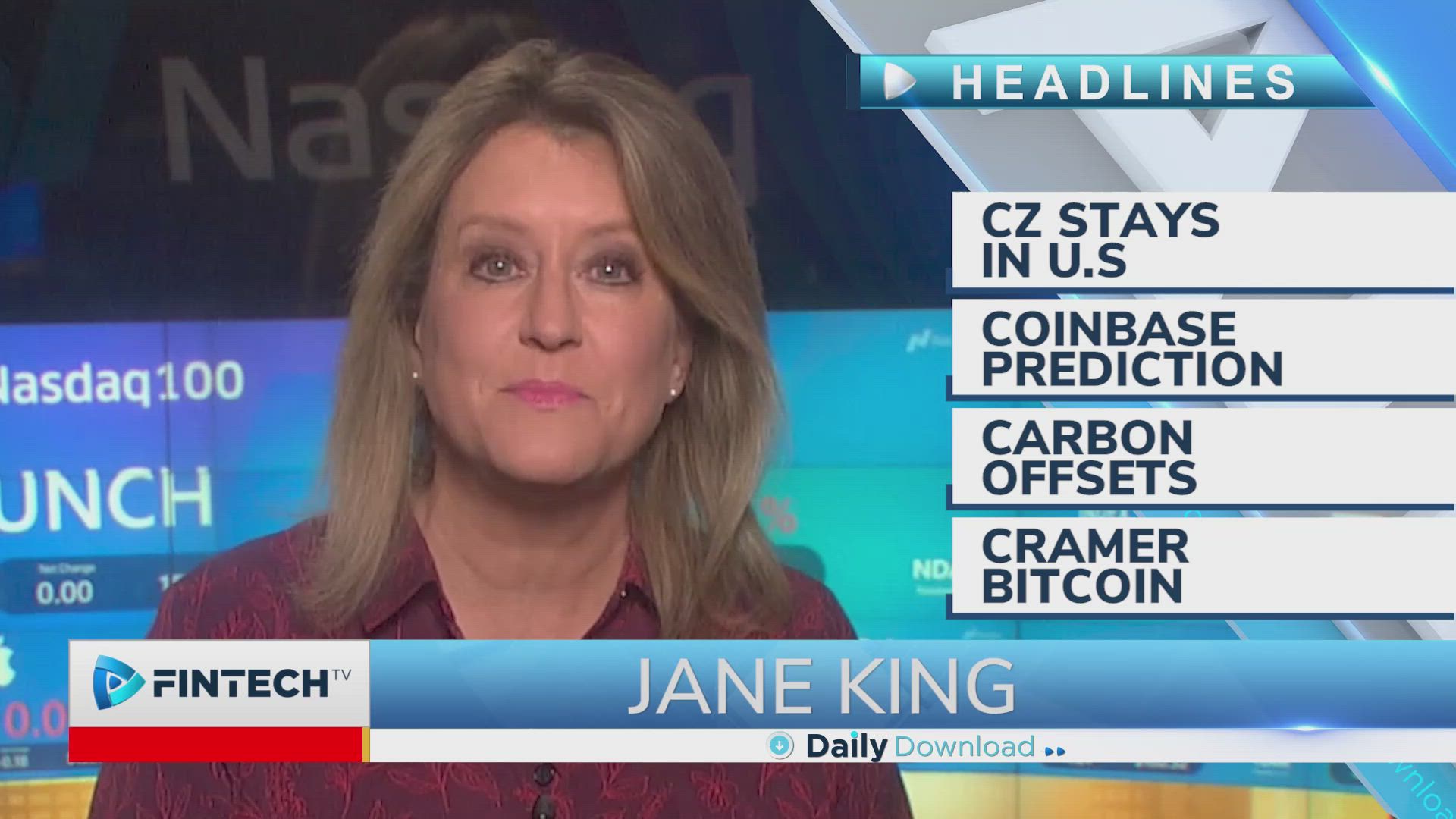 CZ stays in the U.S., Coinbase prediction, carbon offsets, Cramer Bitcoin