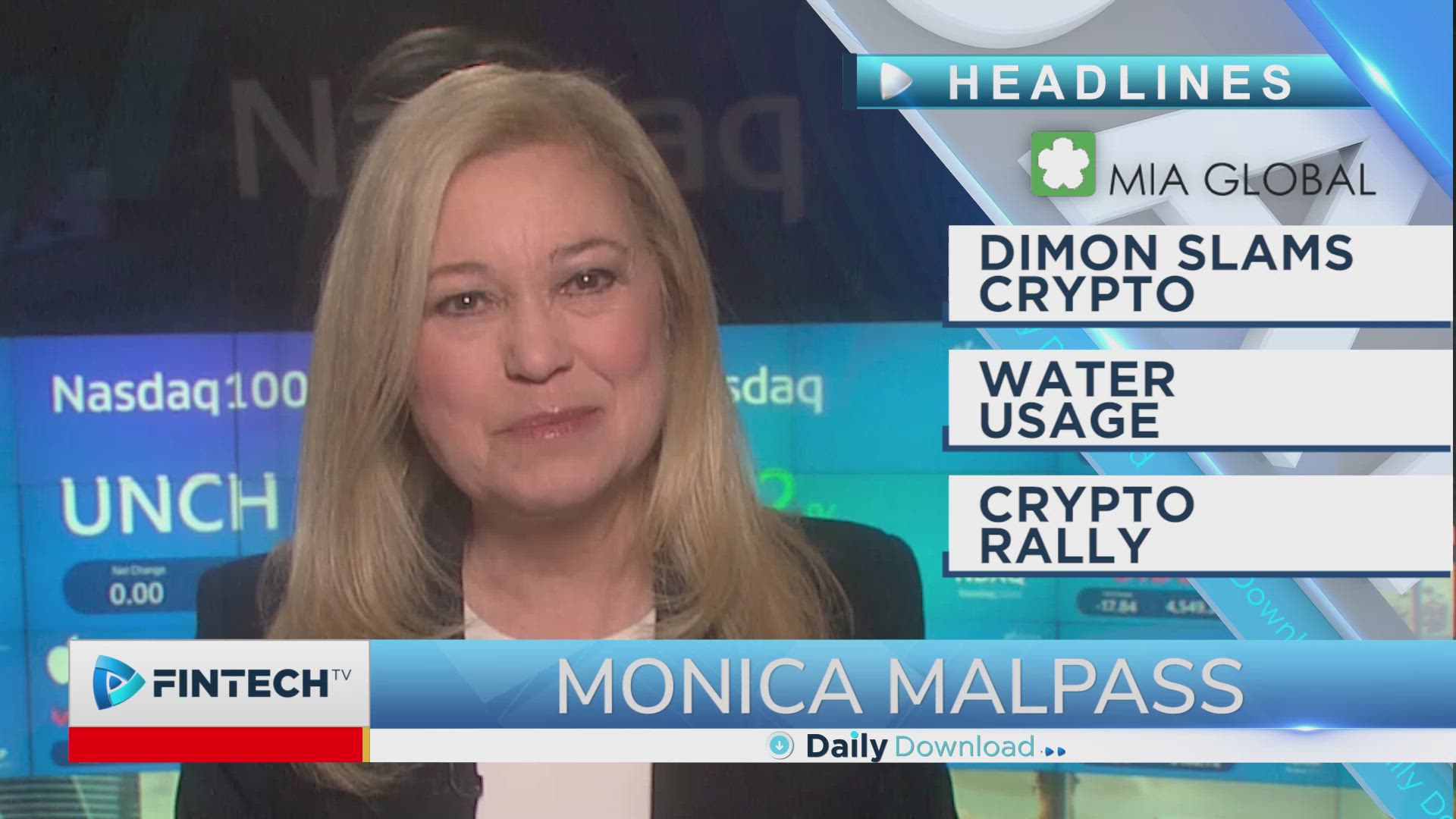 Dimon slams crypto, Water usage, Crypto rally